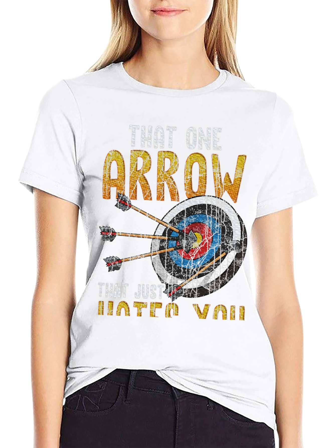 Archery Arrow T-Shirt - Humor Target Tee