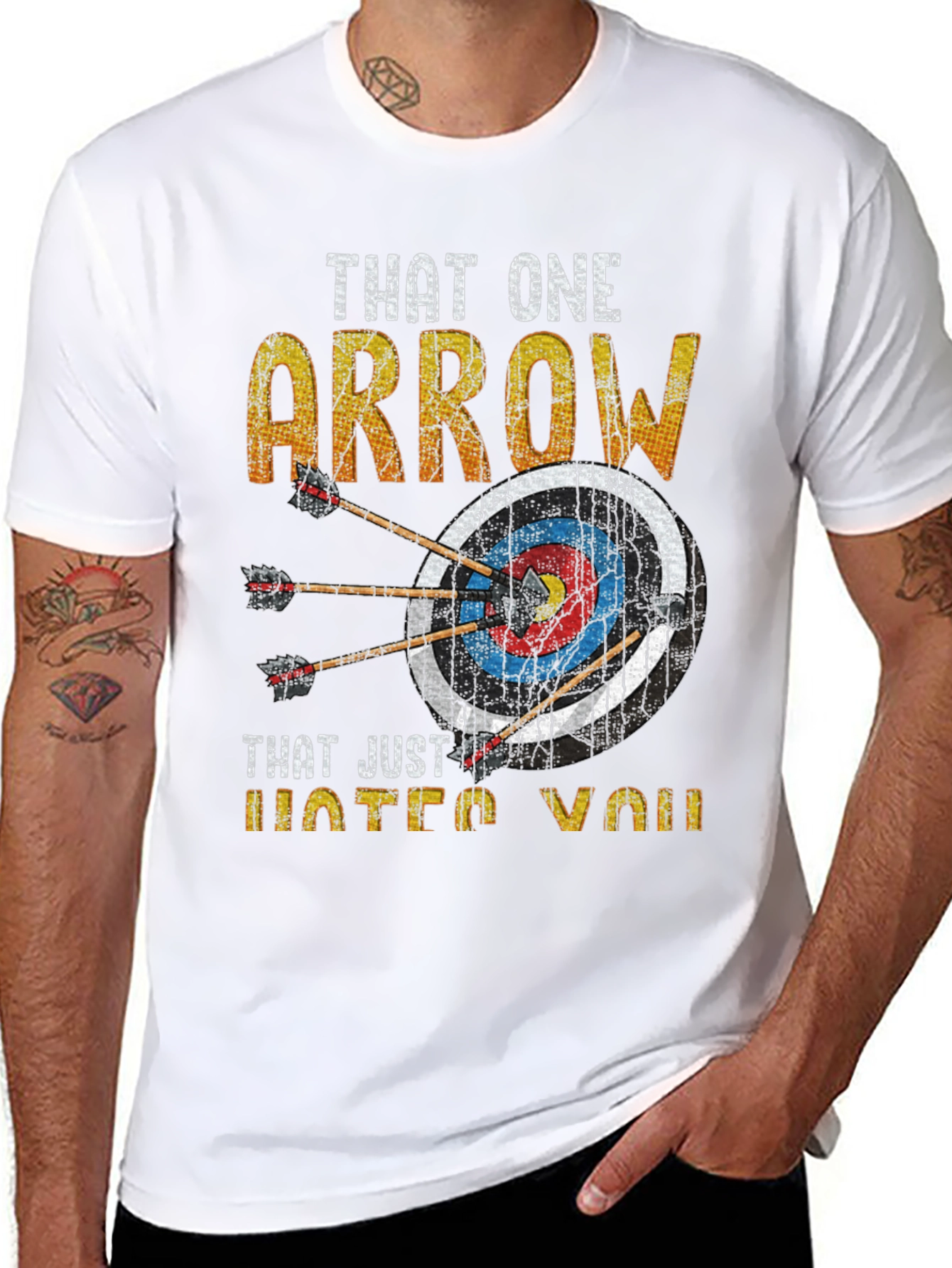 Archery Arrow T-Shirt - Humor Target Tee