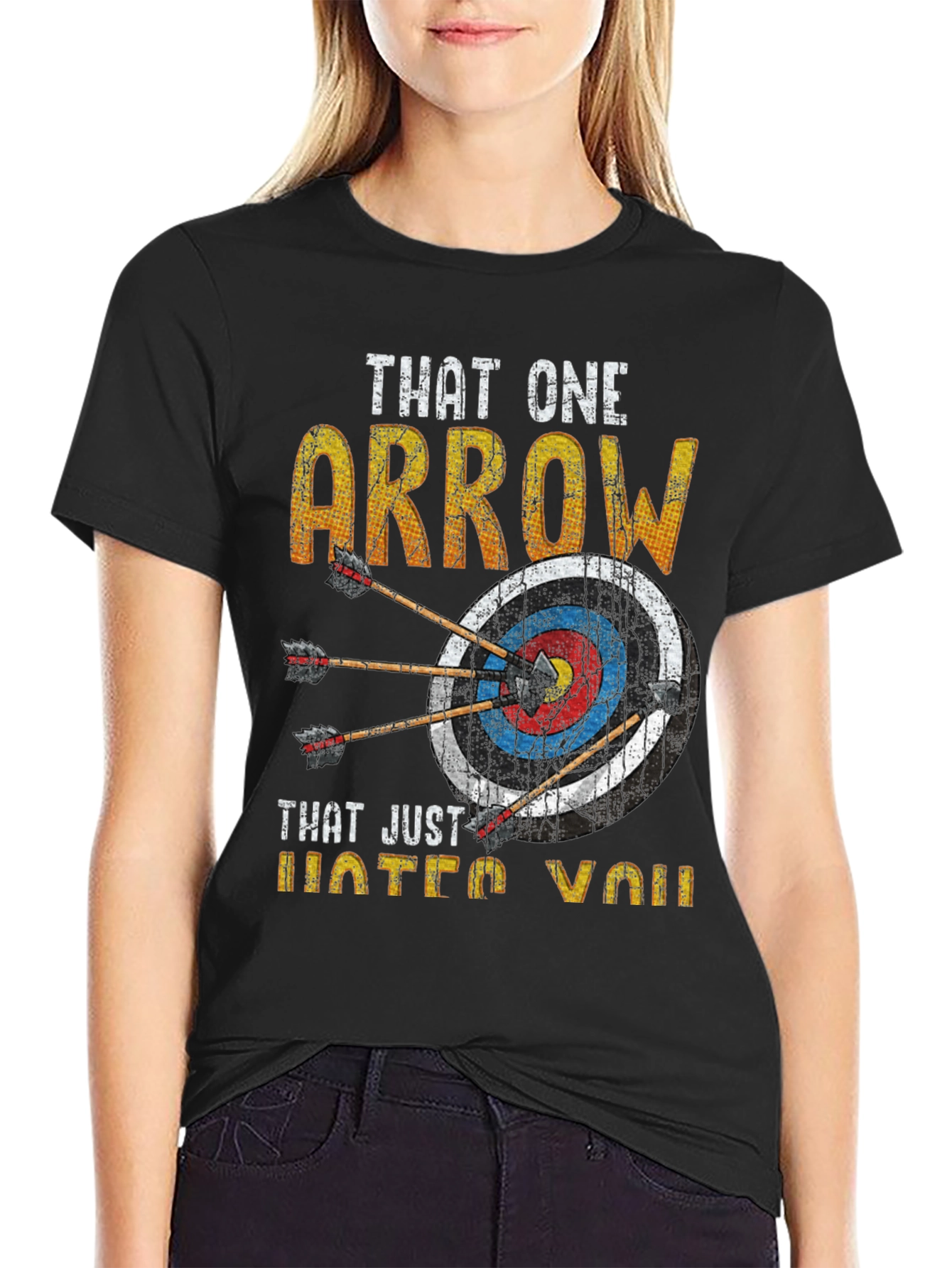 Archery Arrow T-Shirt - Humor Target Tee