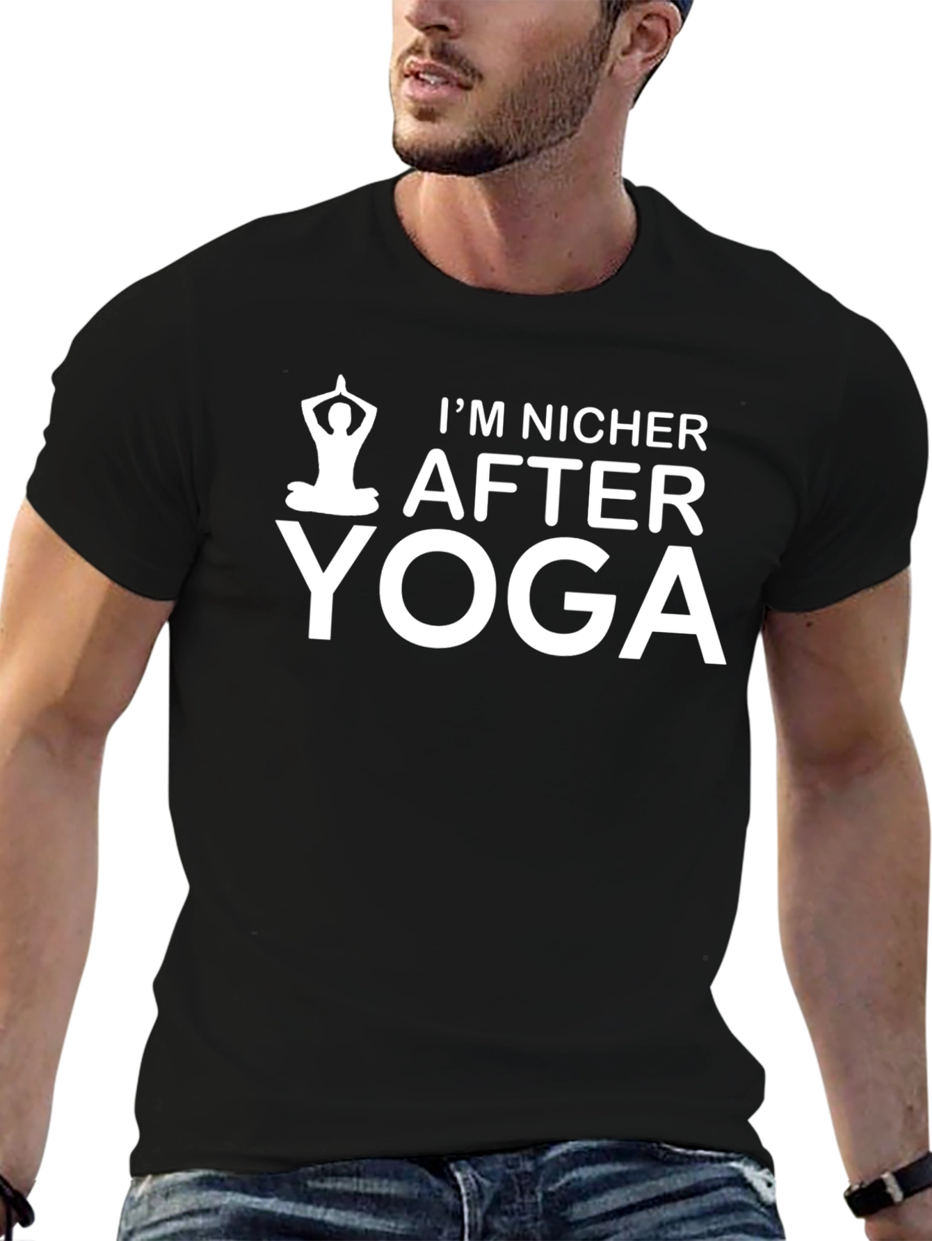 Funny Yoga T-Shirt - Im Nicer After Yoga
