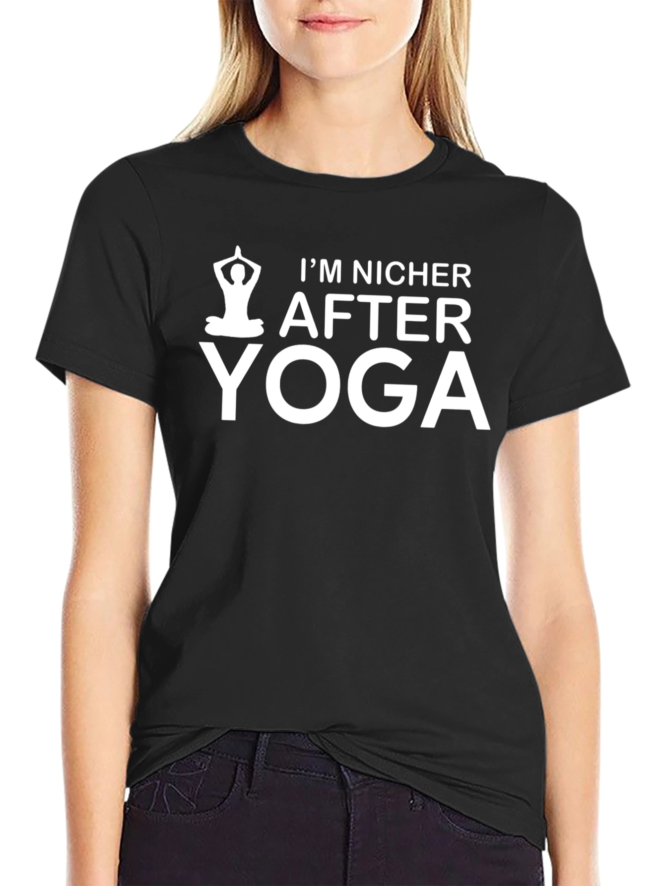 Funny Yoga T-Shirt - Im Nicer After Yoga