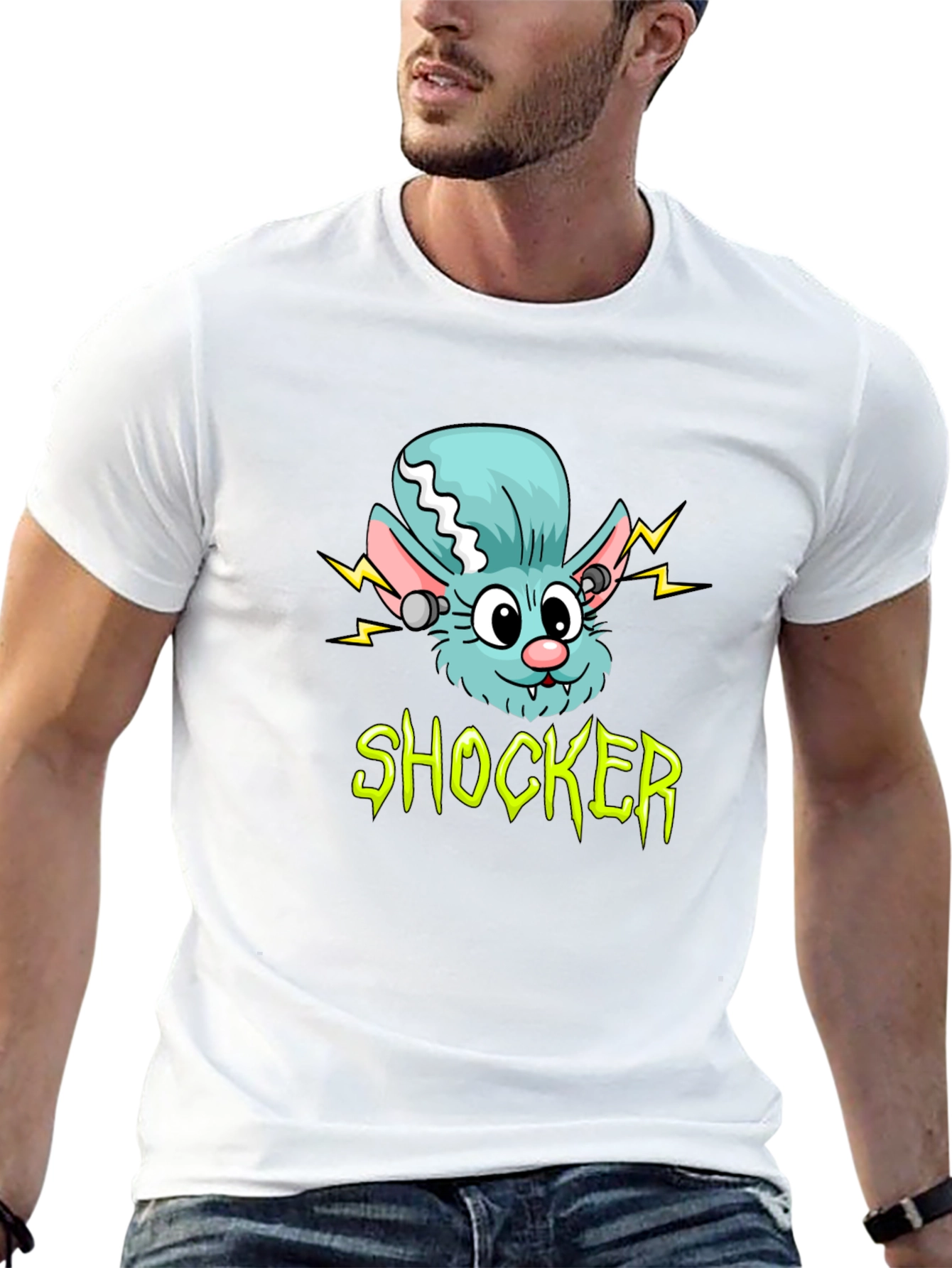 Shocker Monster Graphic Tee - Cool Cartoon Creature T-Shirt