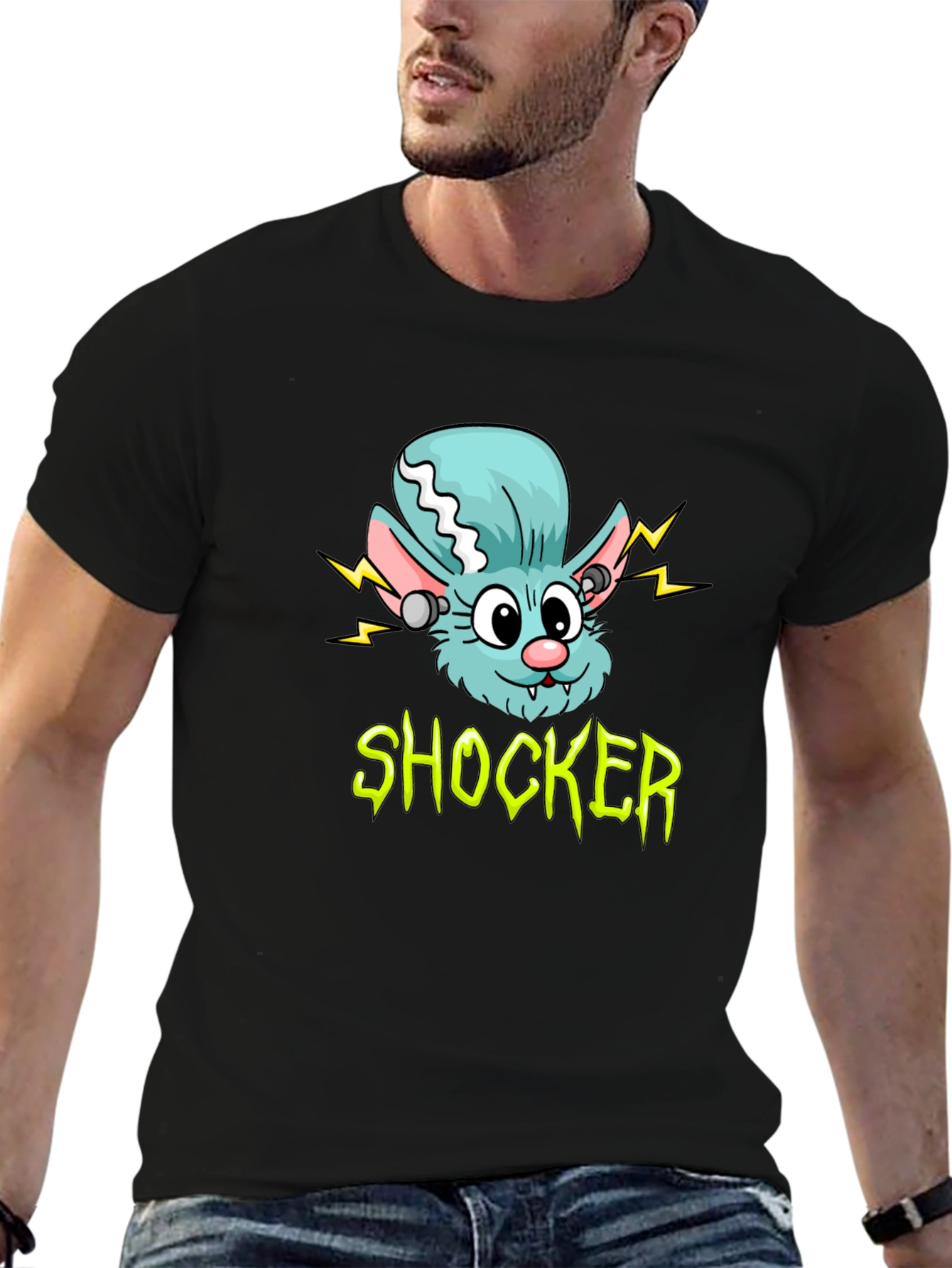 Shocker Monster Graphic Tee - Cool Cartoon Creature T-Shirt