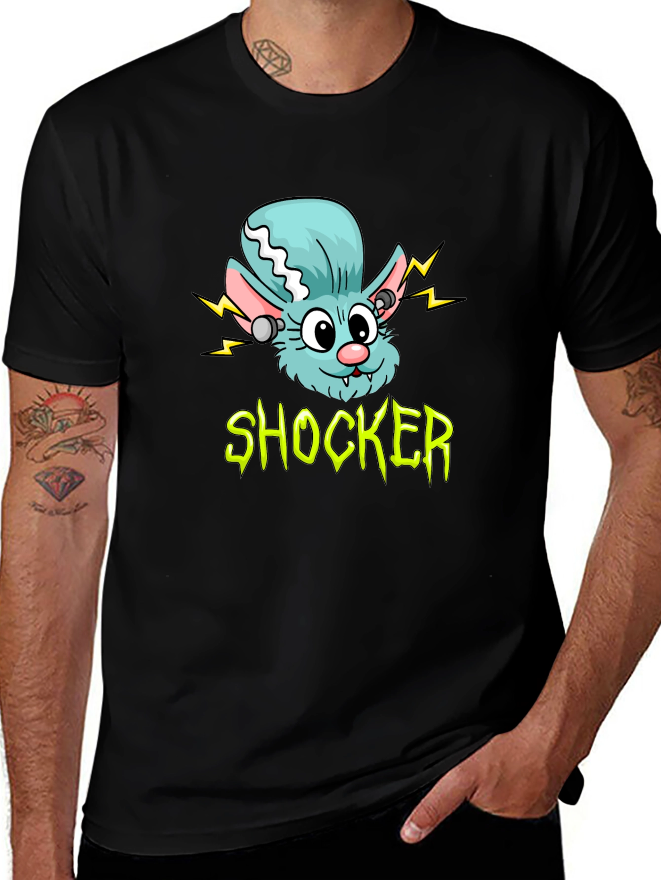 Shocker Monster Graphic Tee - Cool Cartoon Creature T-Shirt