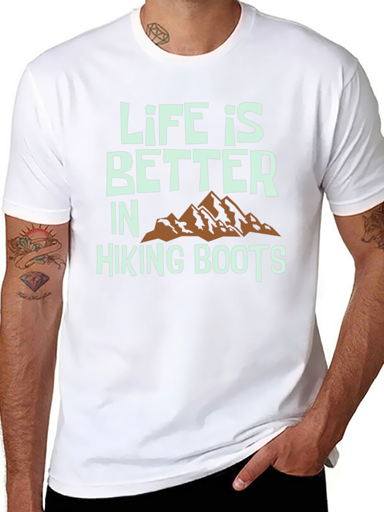 Life is Better in Hiking Boots Graphic Tee