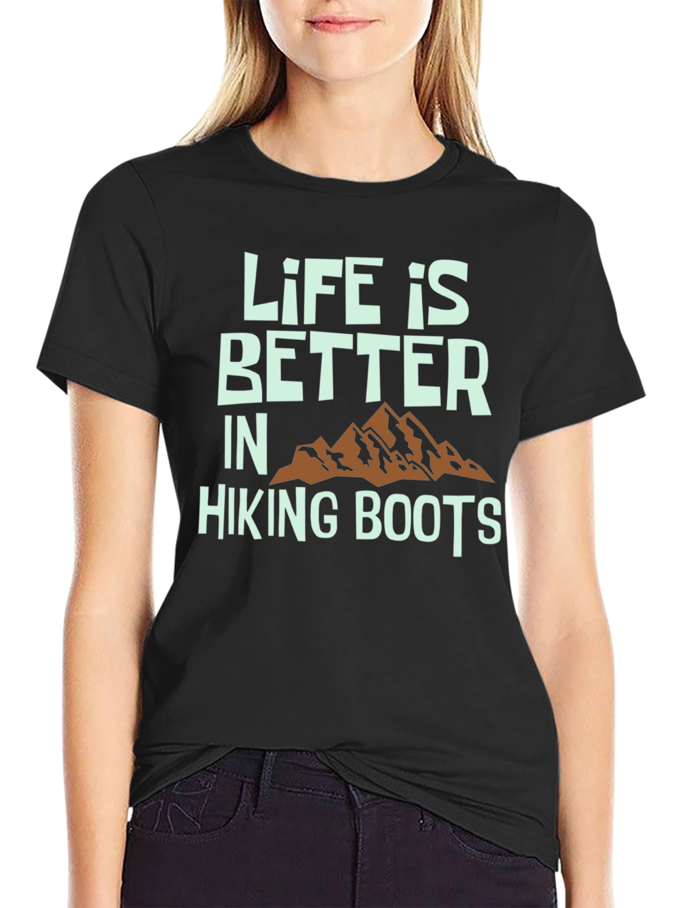 Life is Better in Hiking Boots Graphic Tee