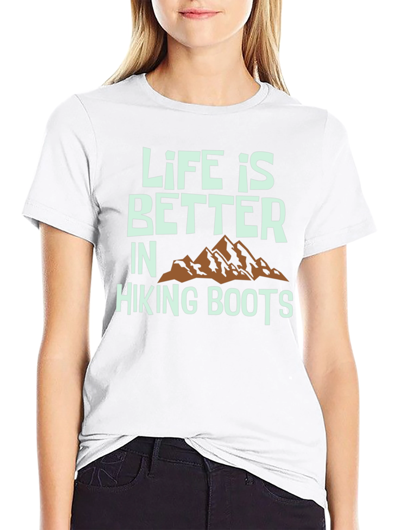 Life is Better in Hiking Boots Graphic Tee