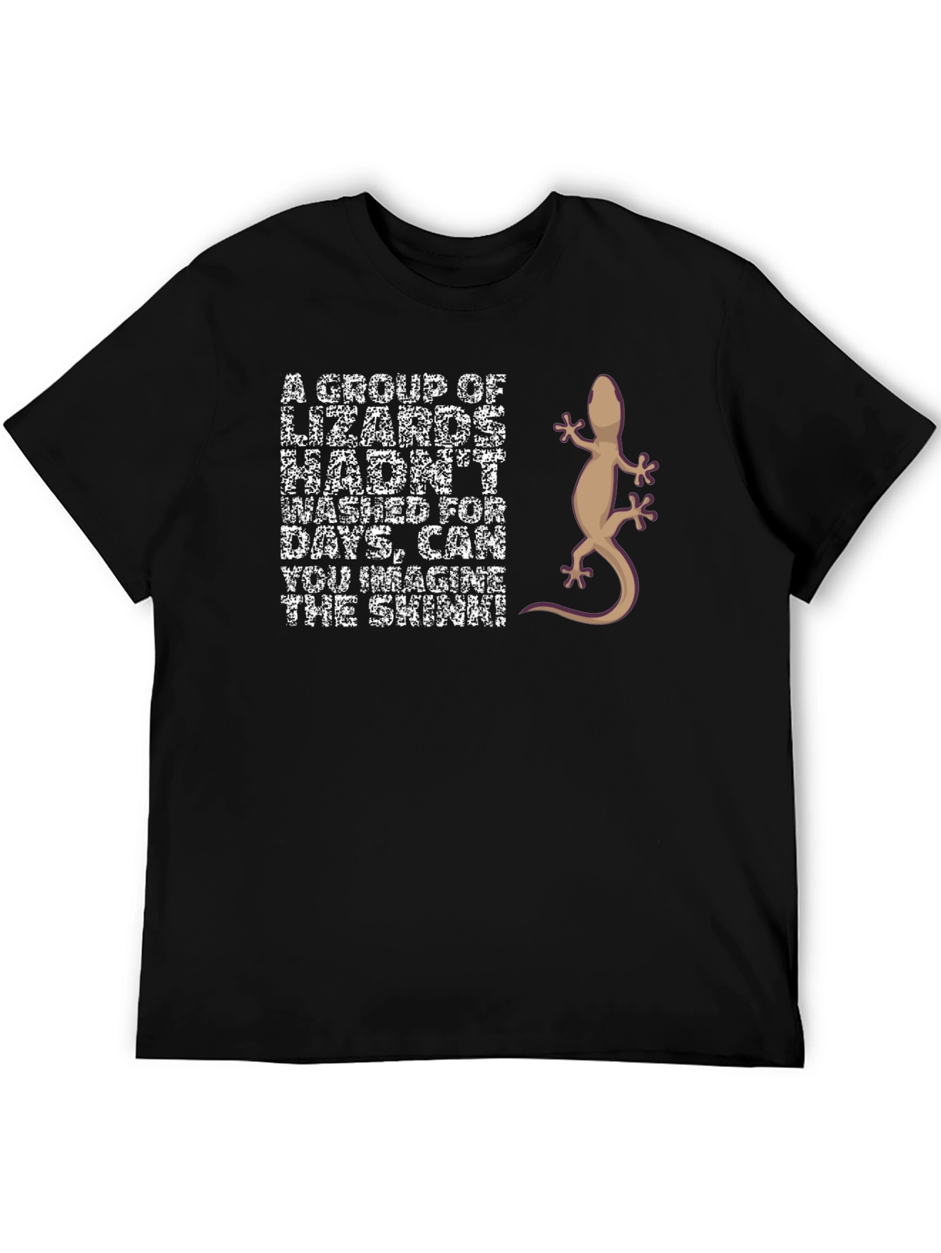 Lizard Humor Graphic T-Shirt