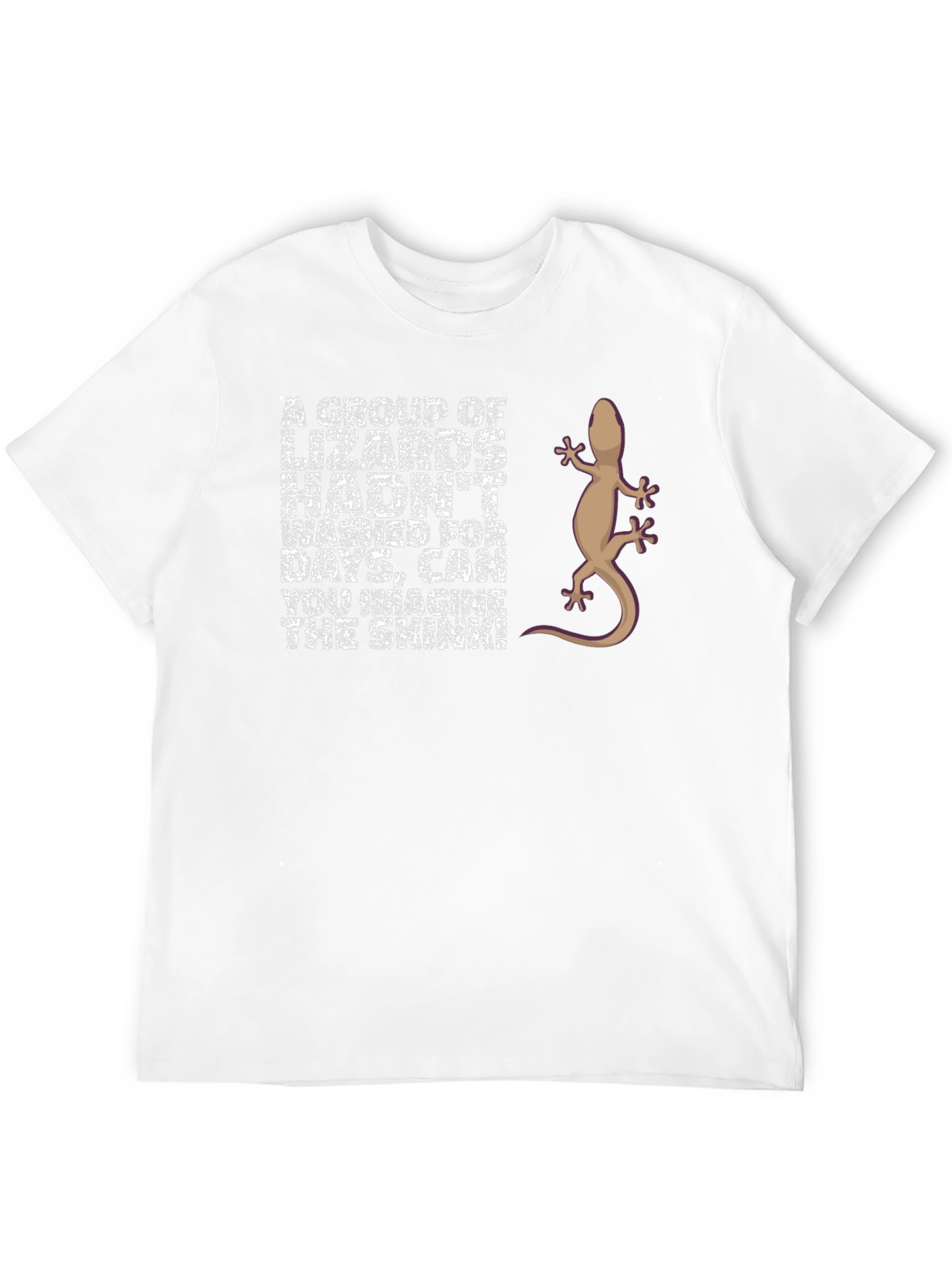 Lizard Humor Graphic T-Shirt