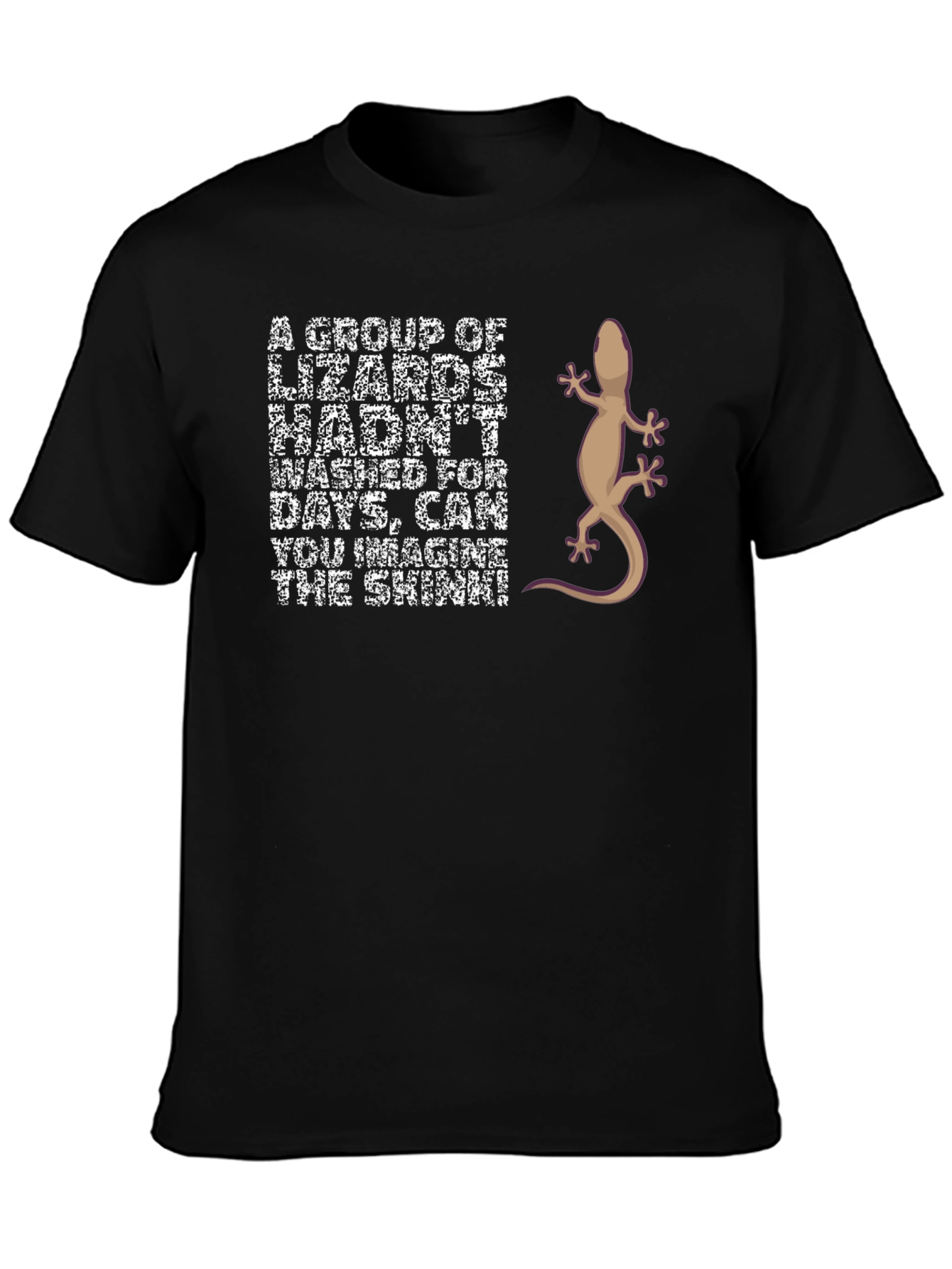Lizard Humor Graphic T-Shirt