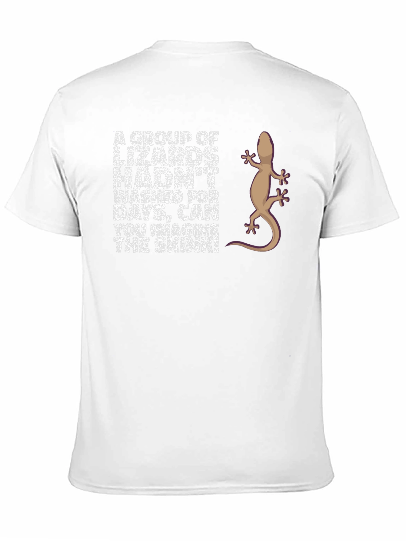 Lizard Humor Graphic T-Shirt