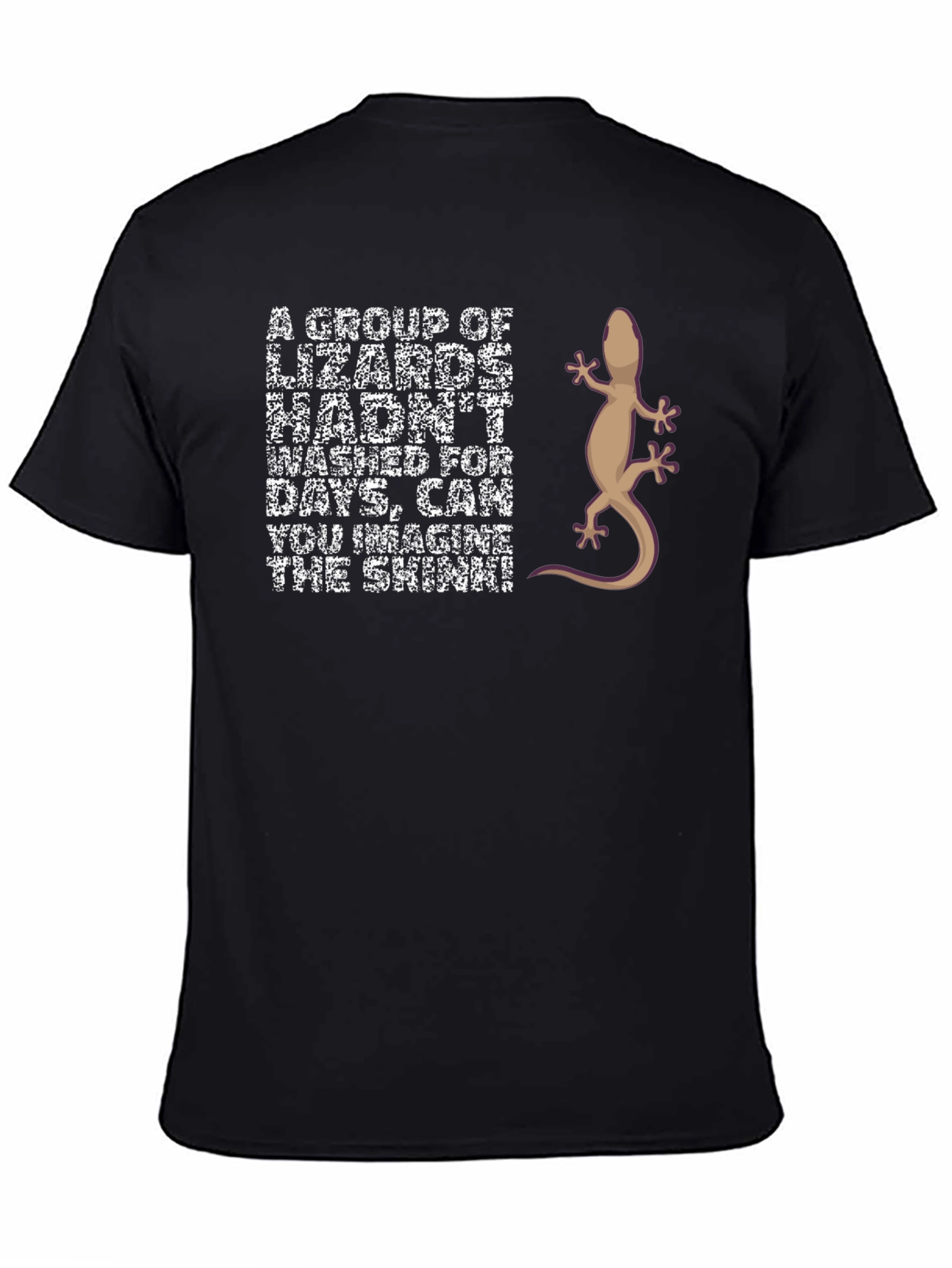 Lizard Humor Graphic T-Shirt