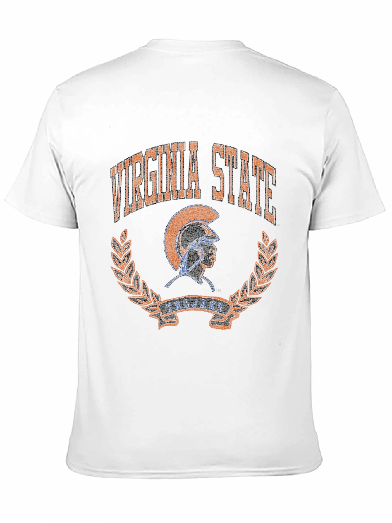 Virginia State Trojans Black Graphic T-Shirt