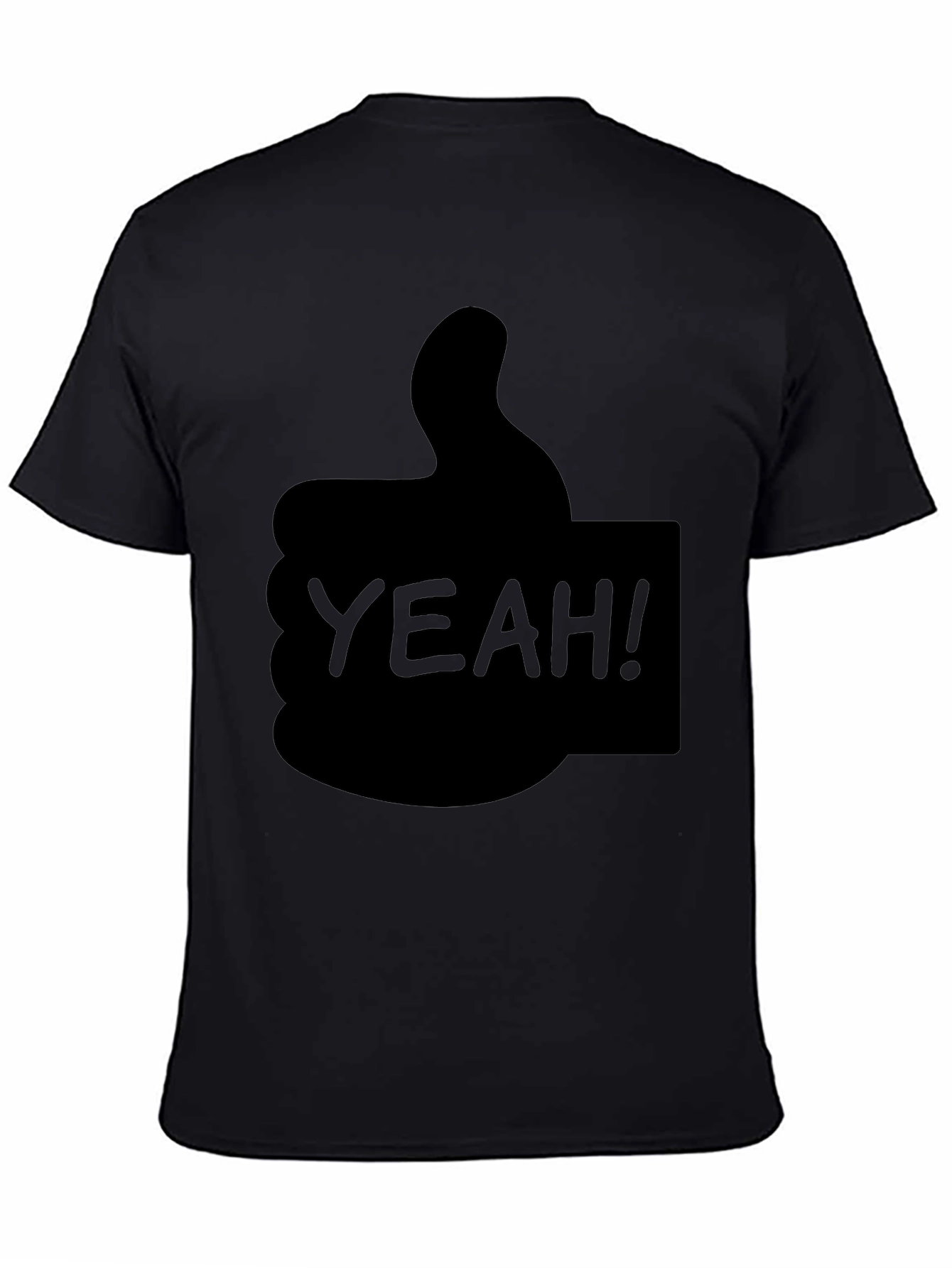 Yeah! Thumbs Up Graphic T-Shirt - Cool Casual Tee