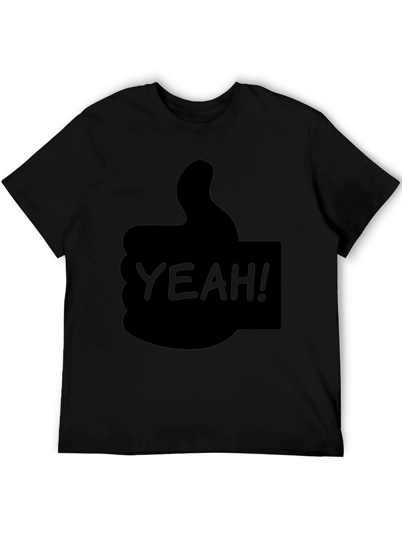 Yeah! Thumbs Up Graphic T-Shirt - Cool Casual Tee