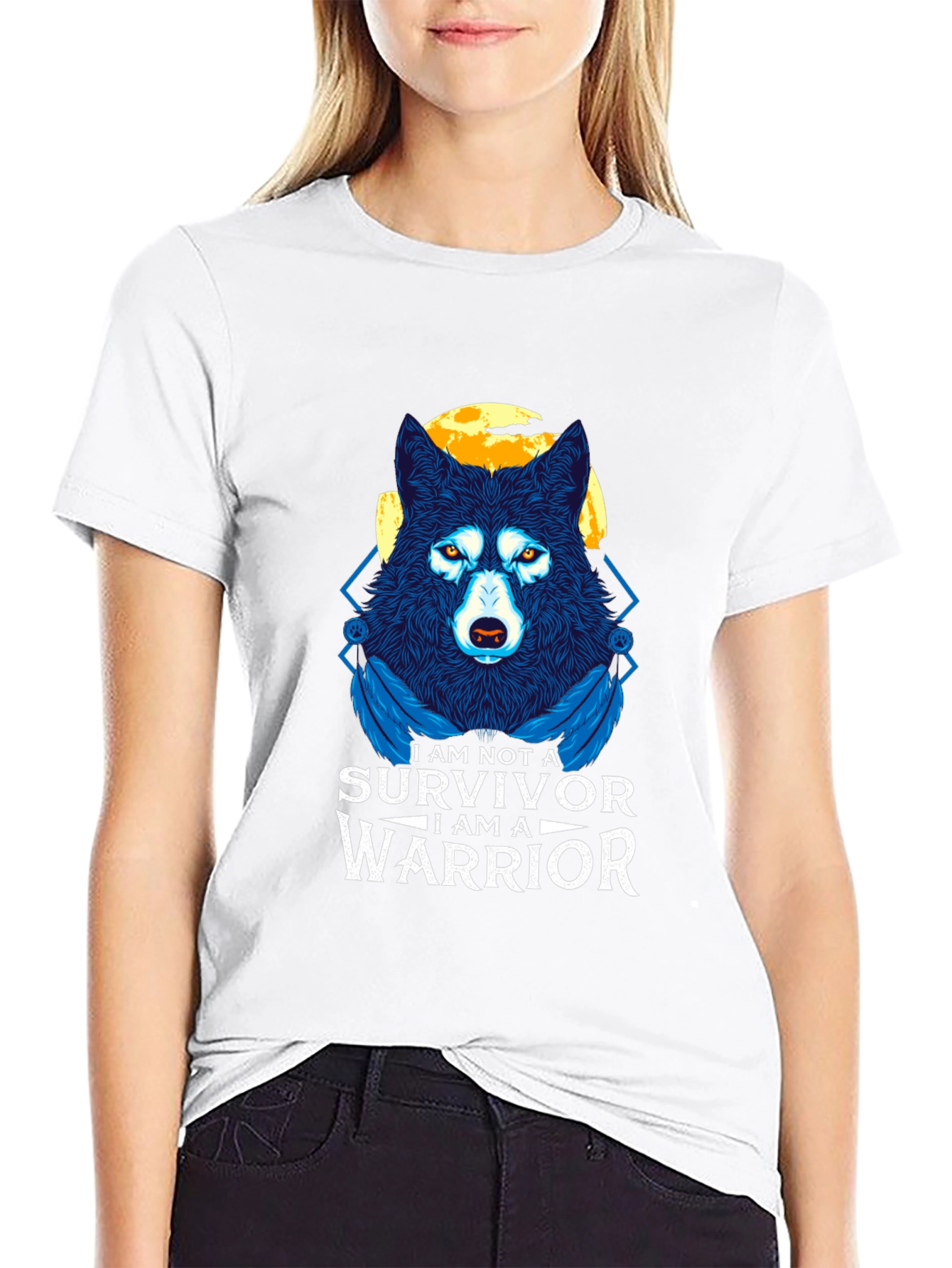 Warrior Wolf Graphic Tee