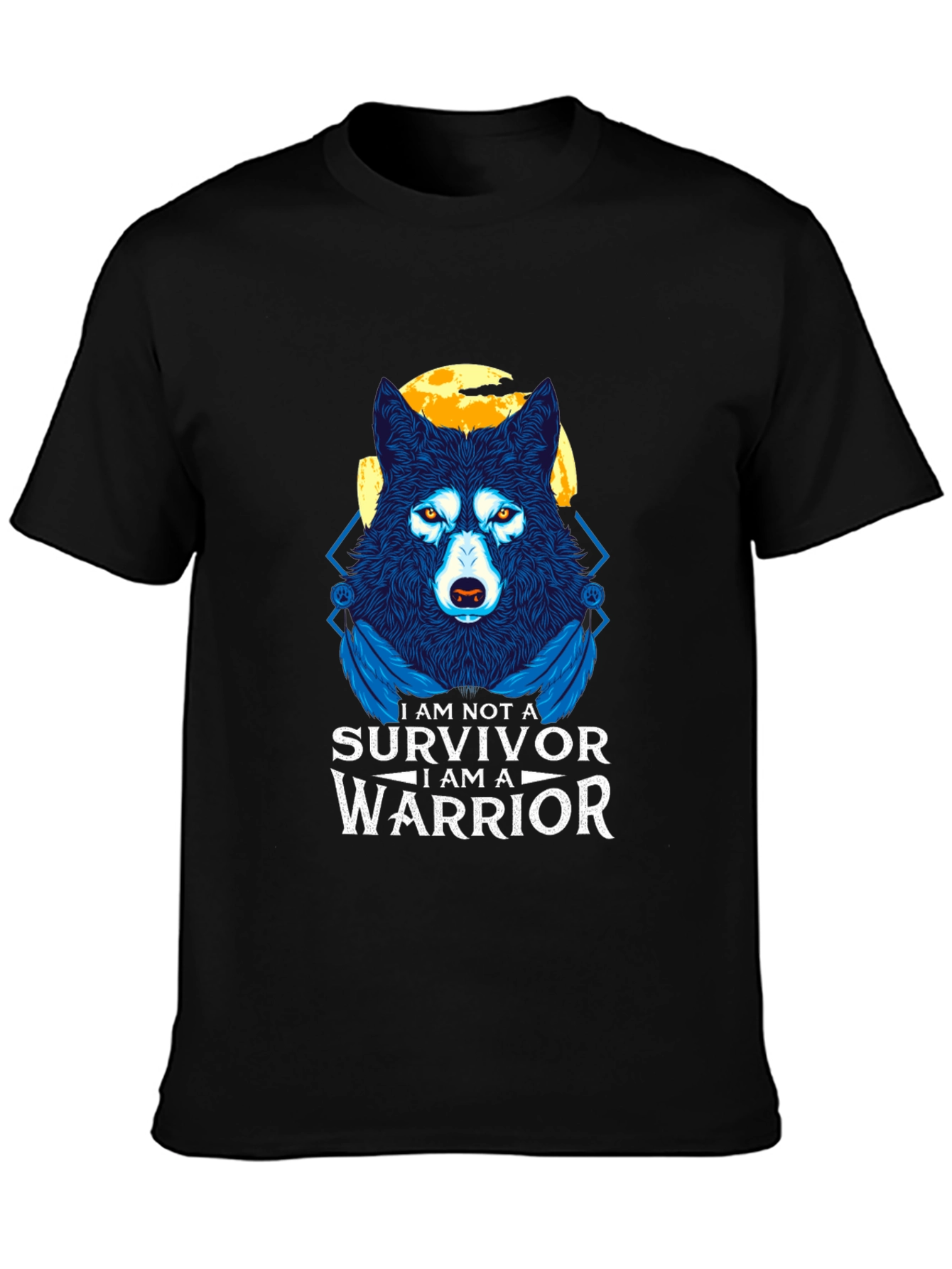 Warrior Wolf Graphic Tee