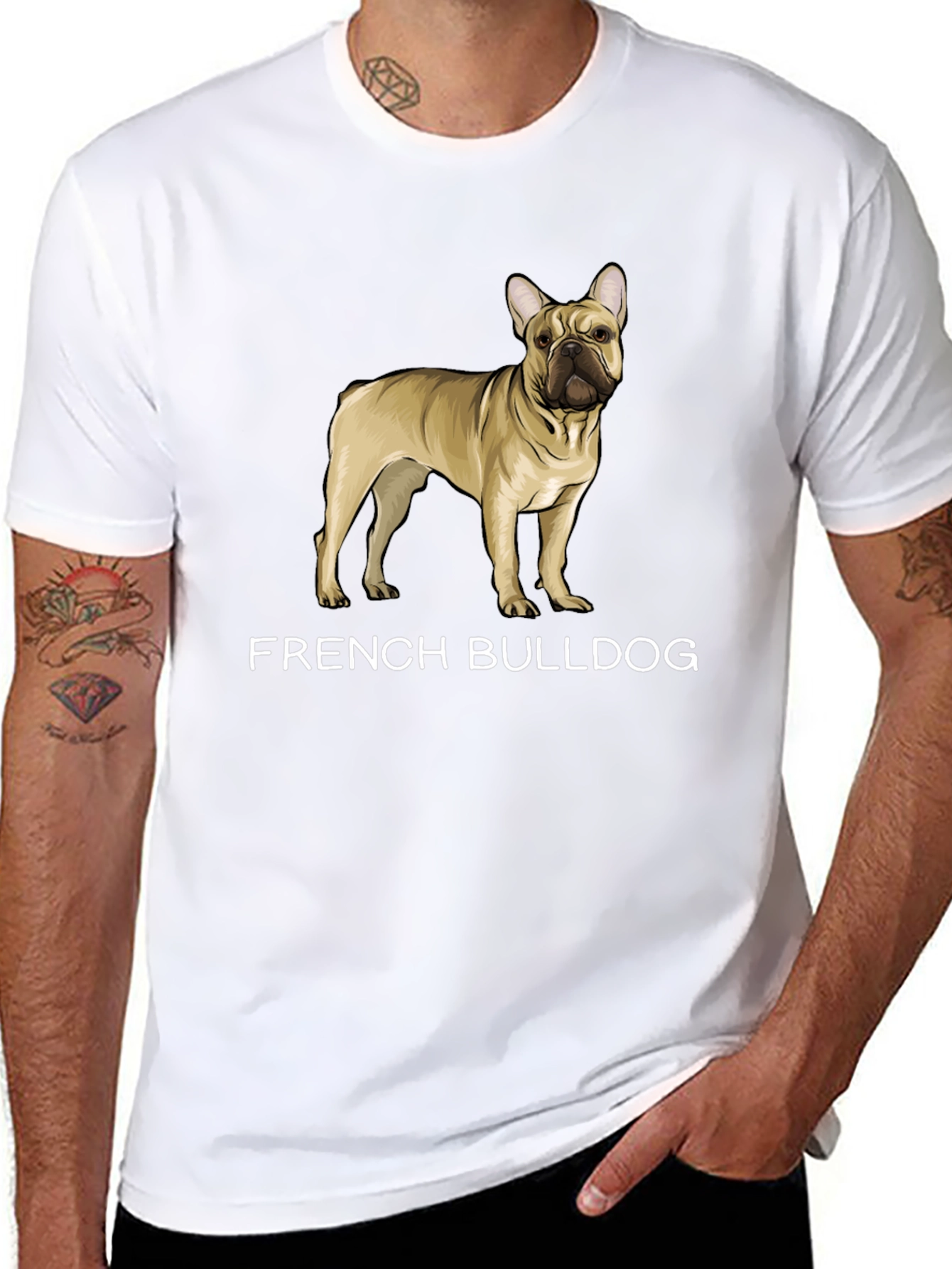 French Bulldog Graphic T-Shirt - Unisex Cotton Tee