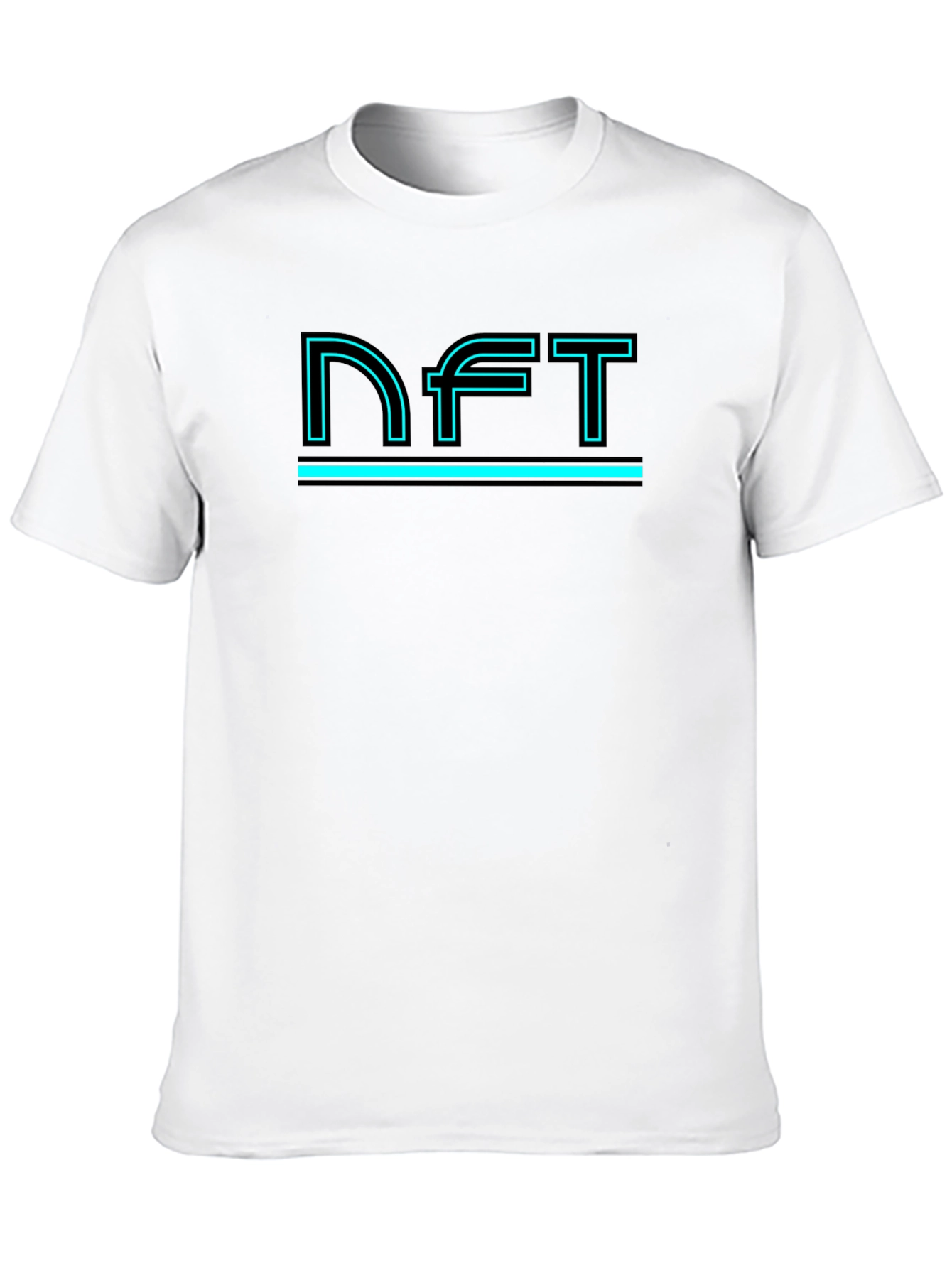 NFT Graphic Tee - Black Crew Neck T-Shirt