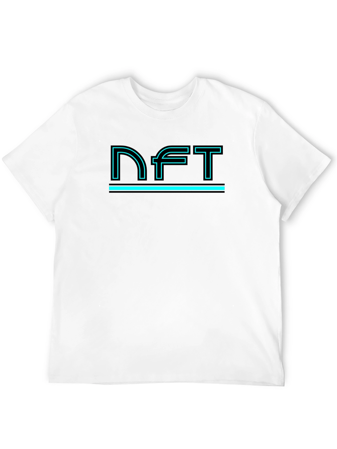NFT Graphic Tee - Black Crew Neck T-Shirt