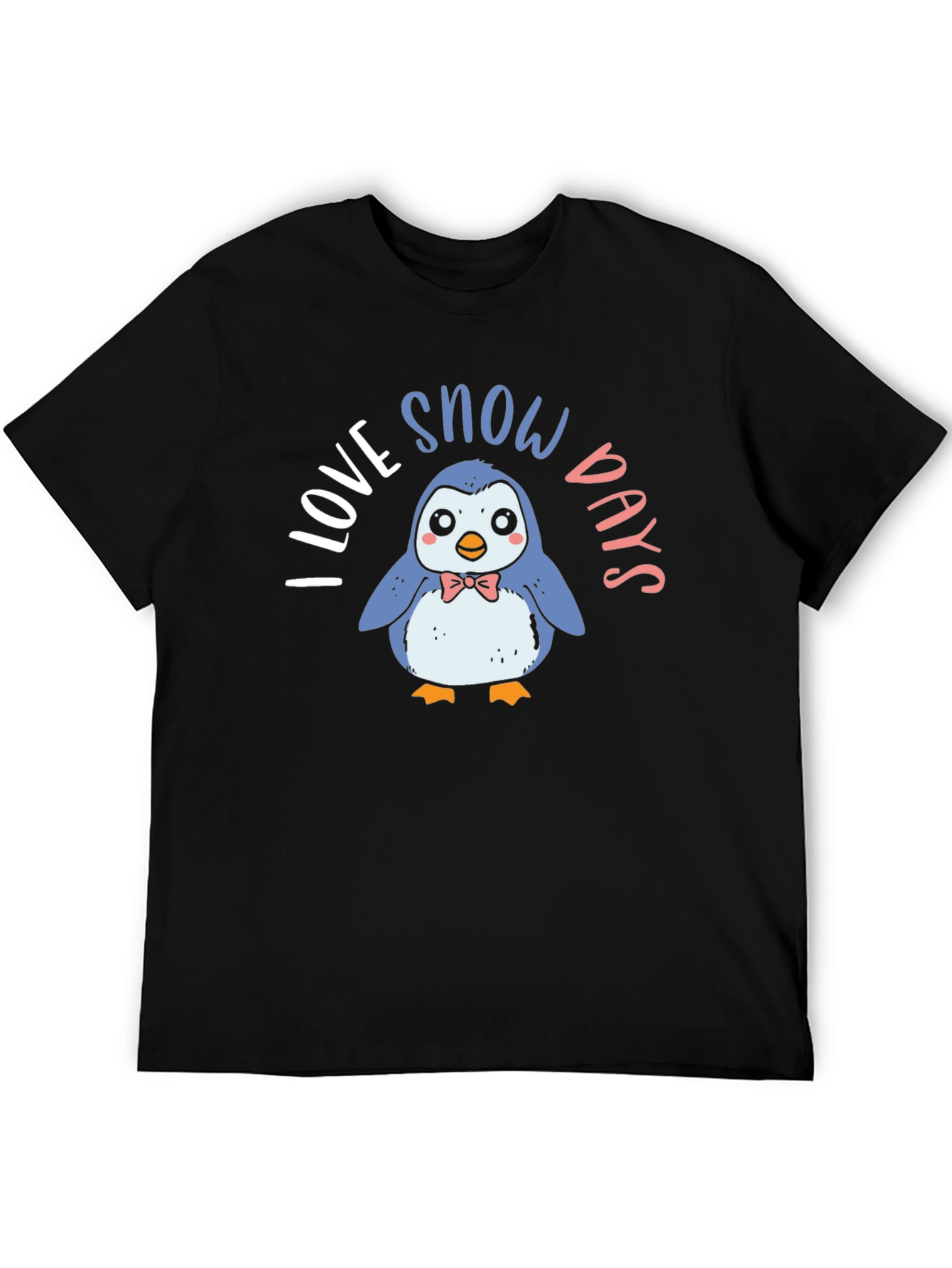 I Love Snow Days Penguin Graphic Tee