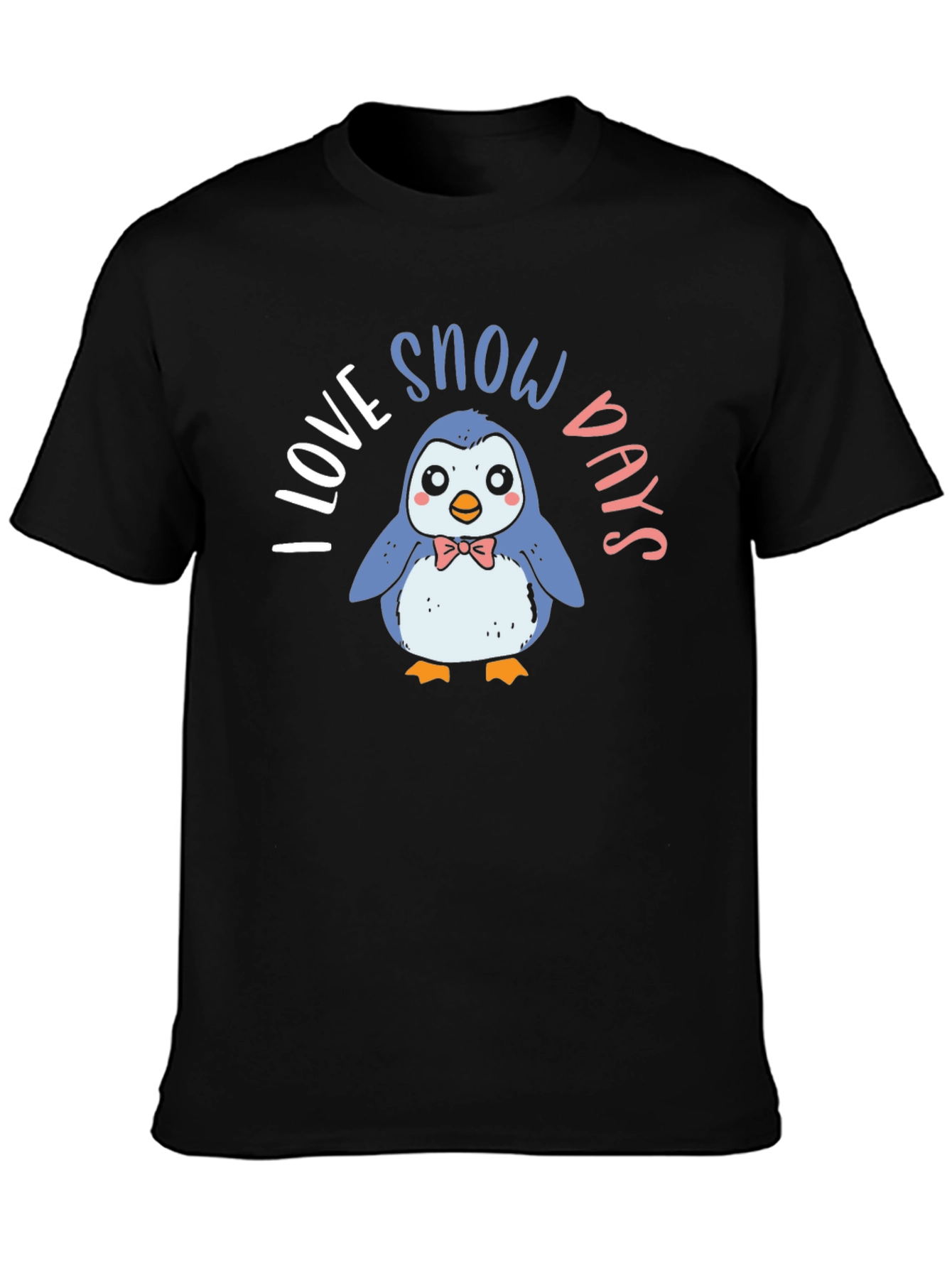 I Love Snow Days Penguin Graphic Tee