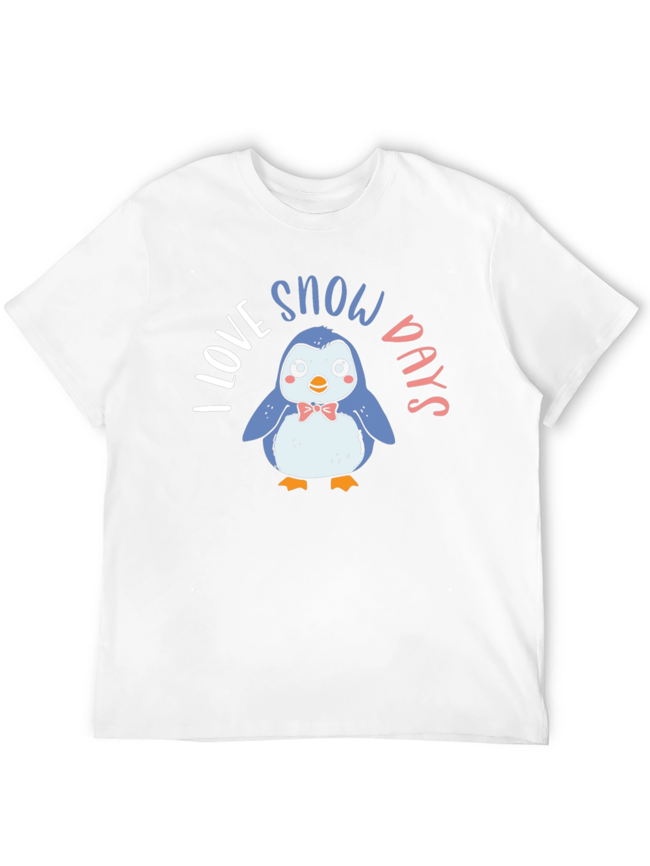 I Love Snow Days Penguin Graphic Tee