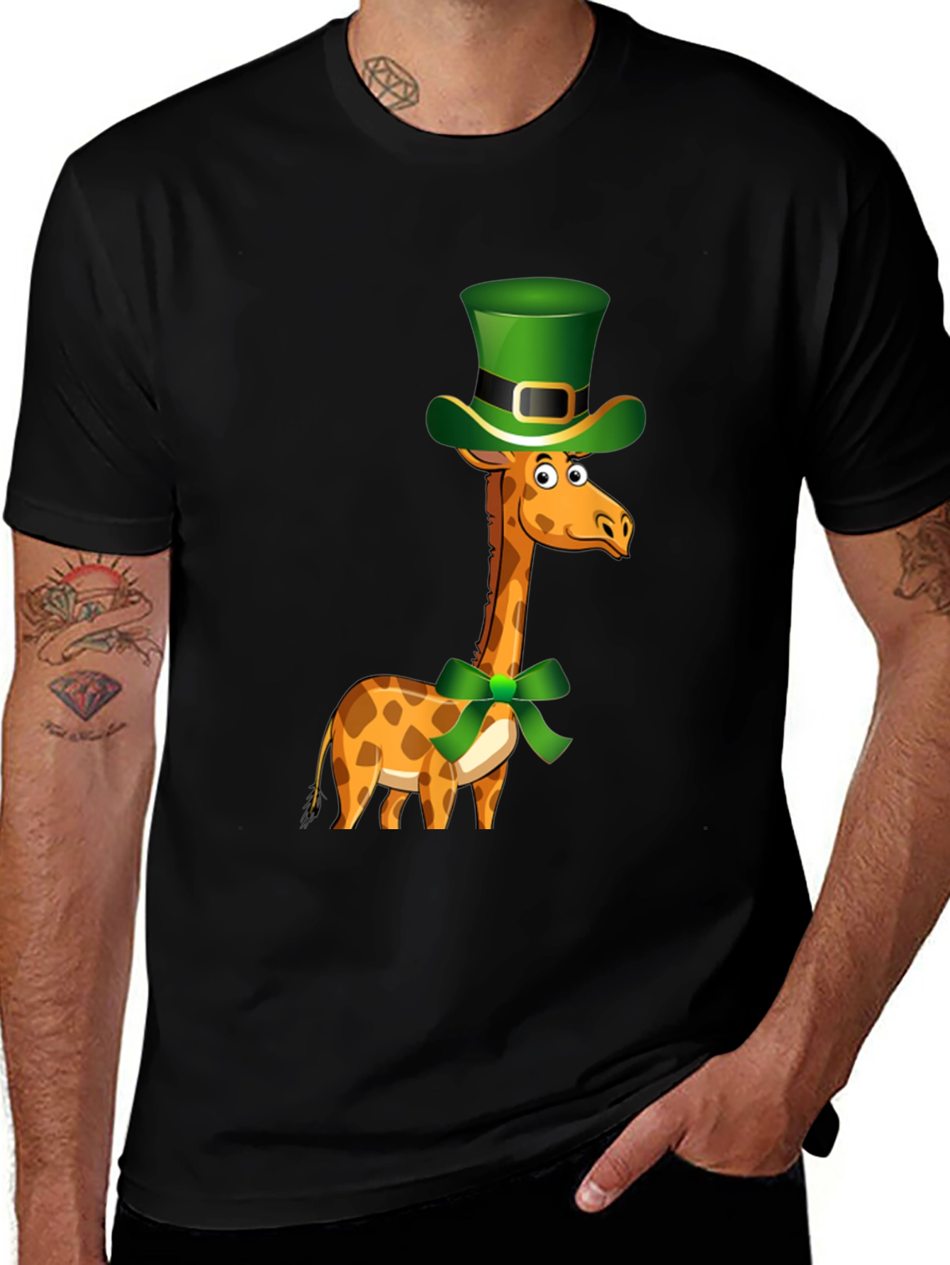St. Patricks Day Giraffe T-Shirt