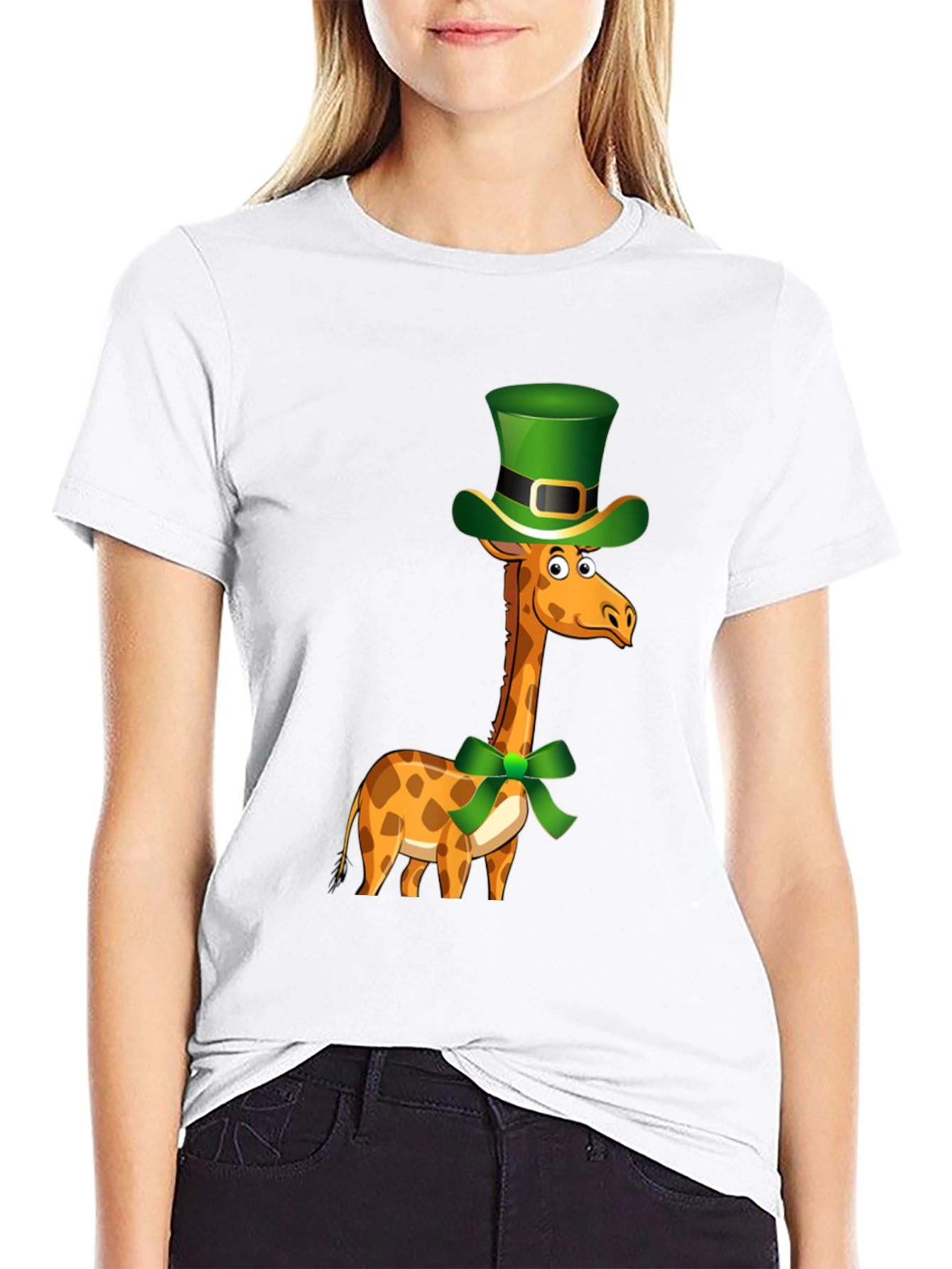 St. Patricks Day Giraffe T-Shirt