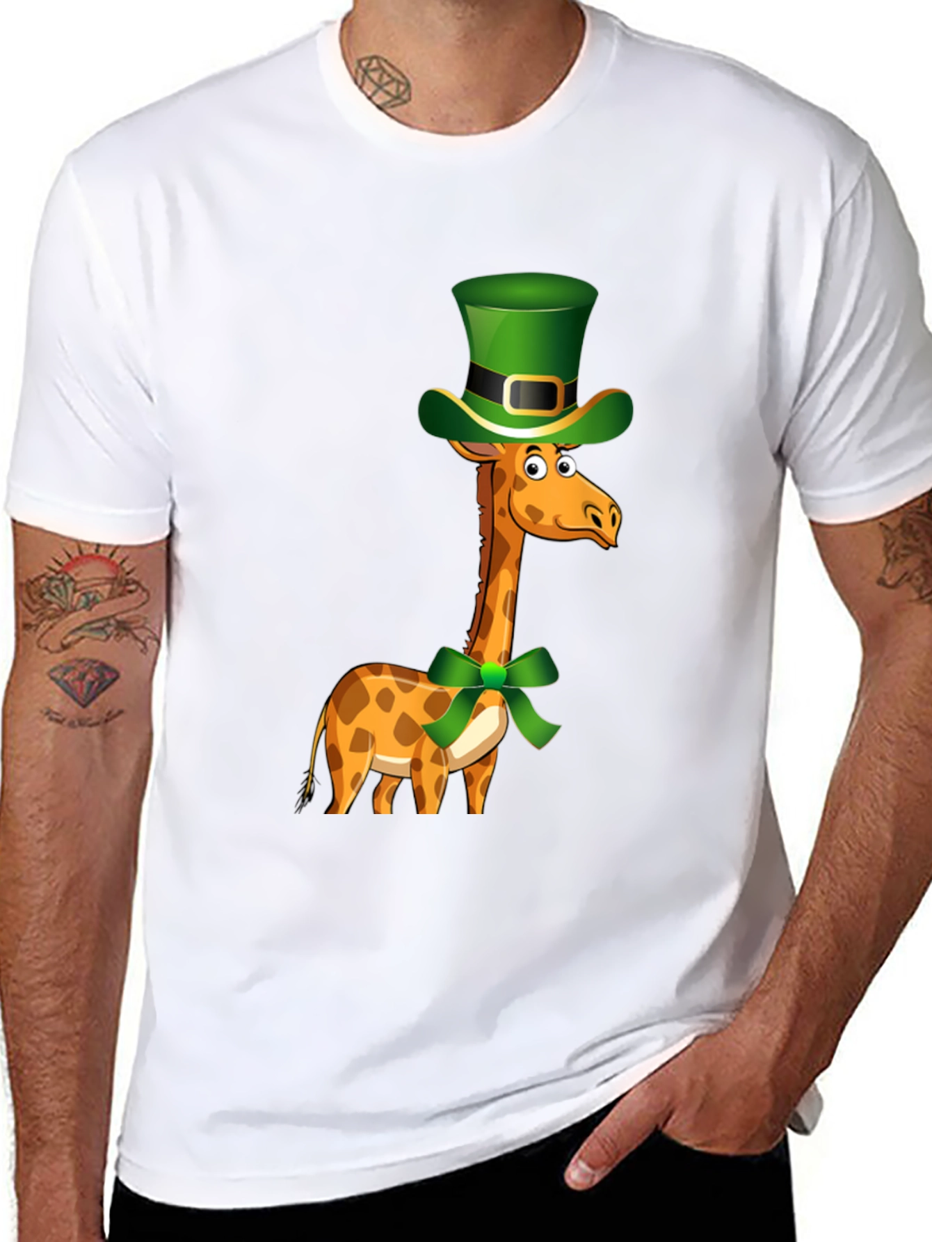 St. Patricks Day Giraffe T-Shirt