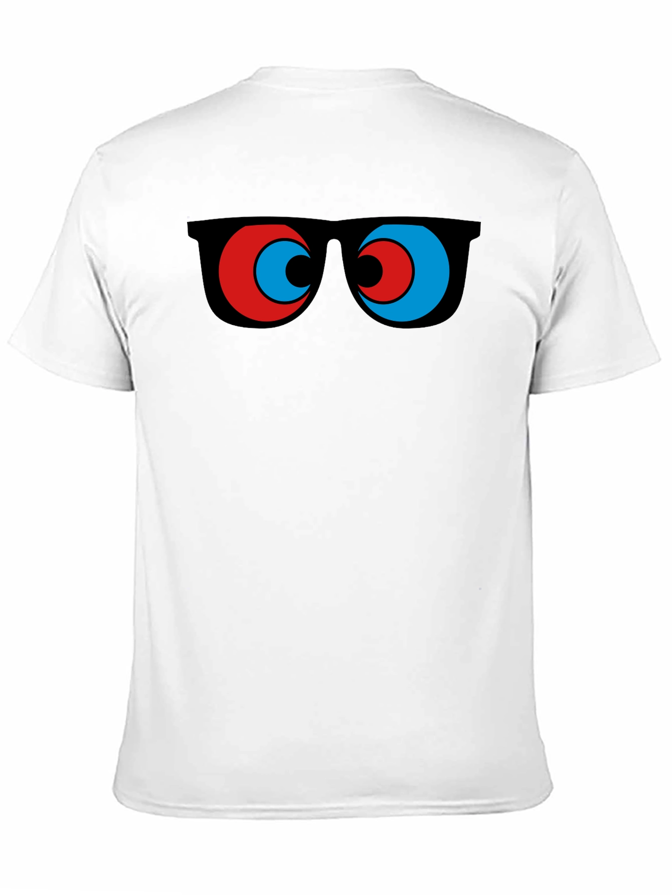 Funny Sunglasses Graphic Tee - Quirky Mens Black T-Shirt