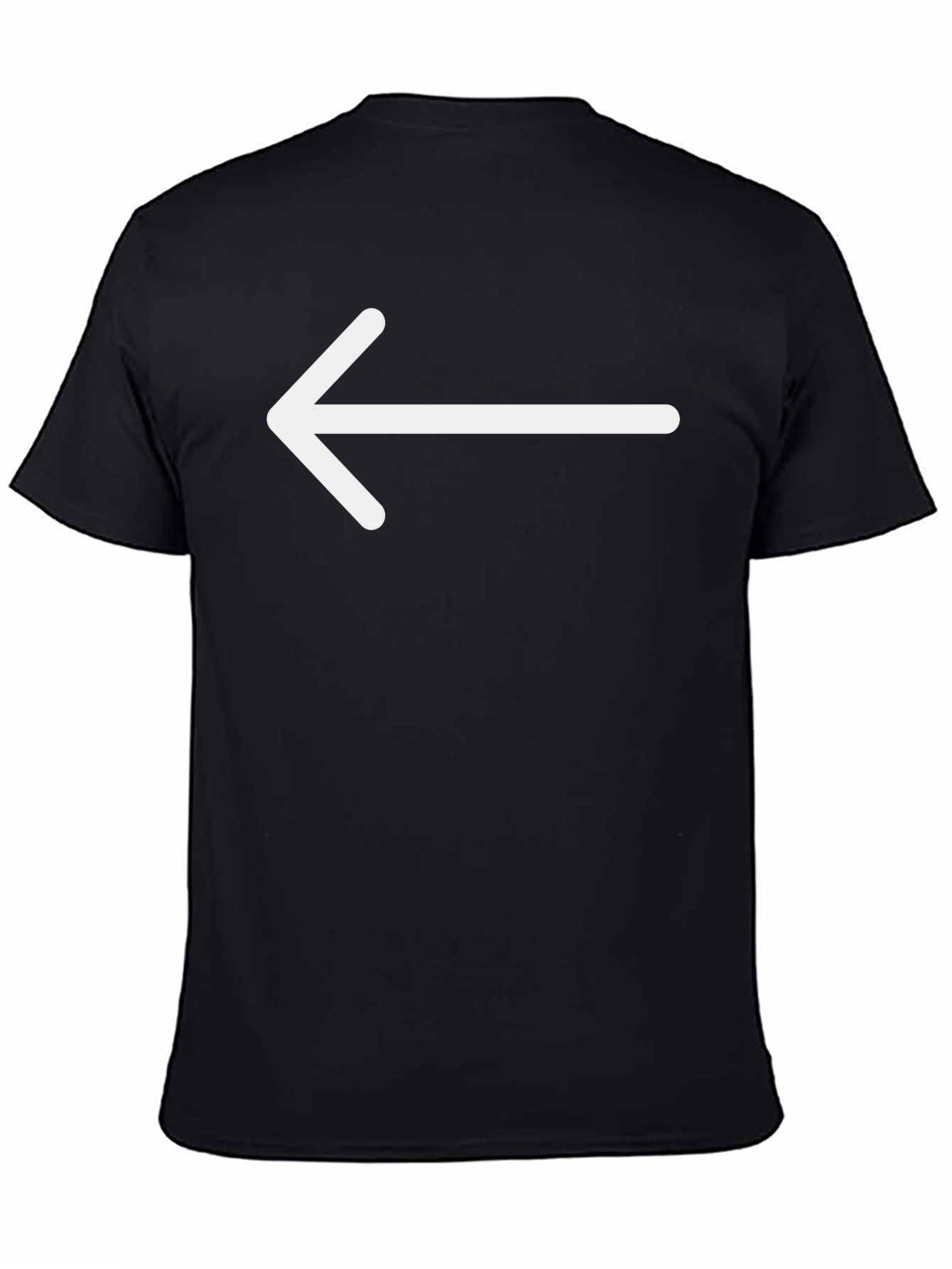 Left Arrow Graphic Tee - Casual Style