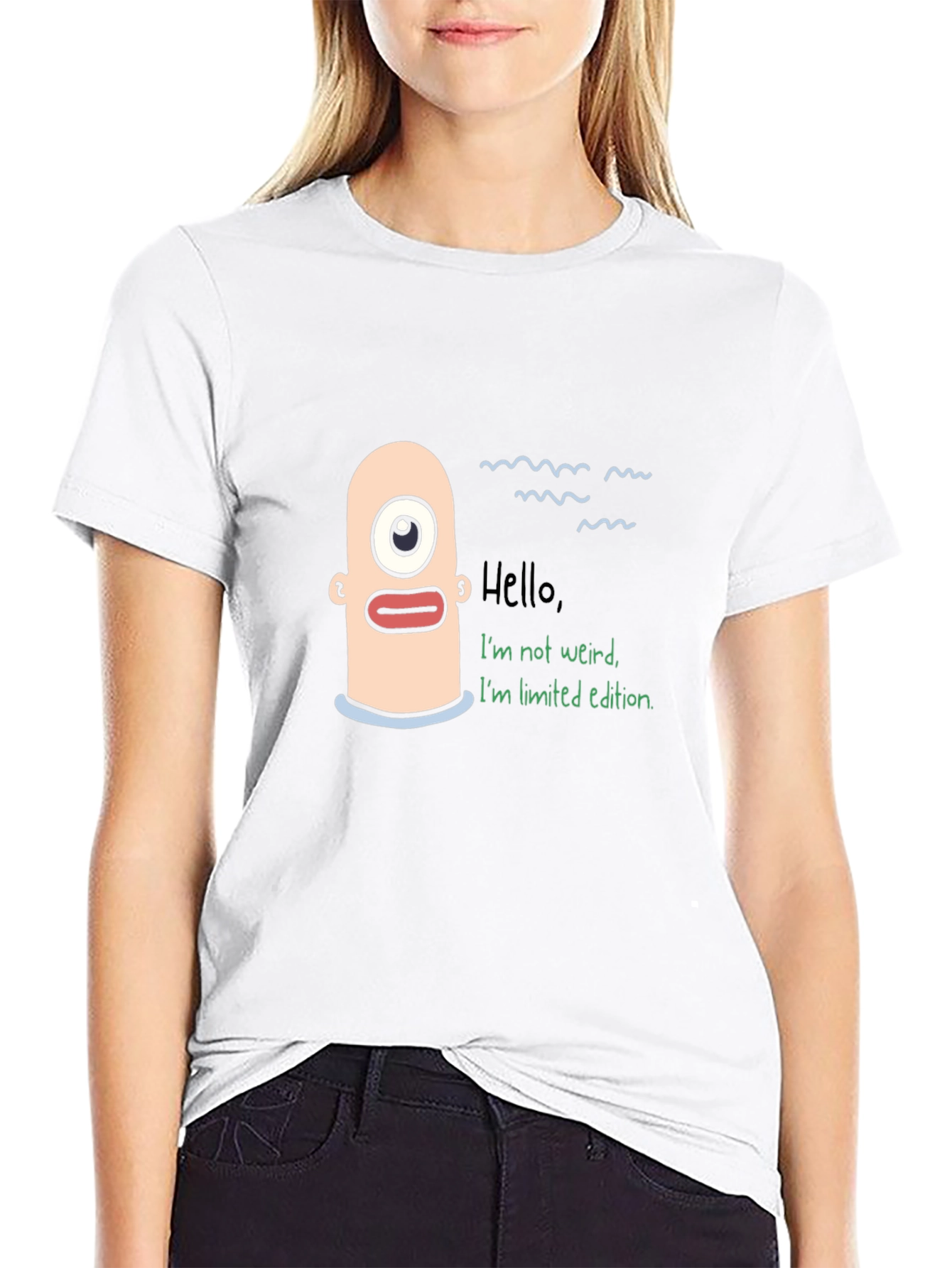 Unique Graphic Tee - Hello Im Limited Edition