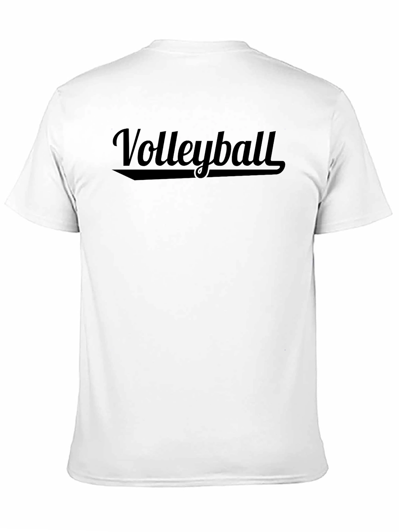 Volleyball Graphic Print Crew Neck T-Shirt