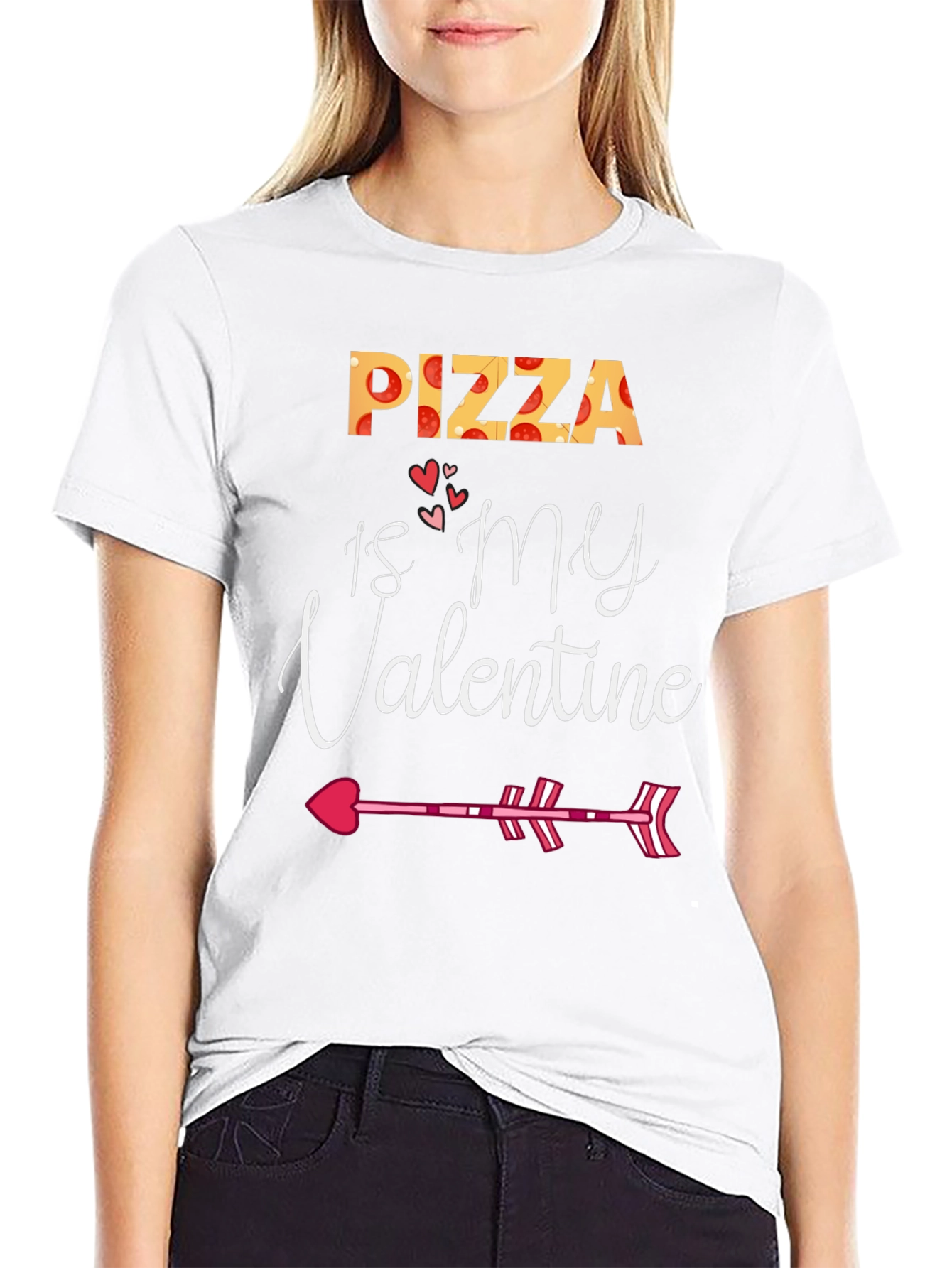 Pizza is My Valentine Valentines Day T-Shirt