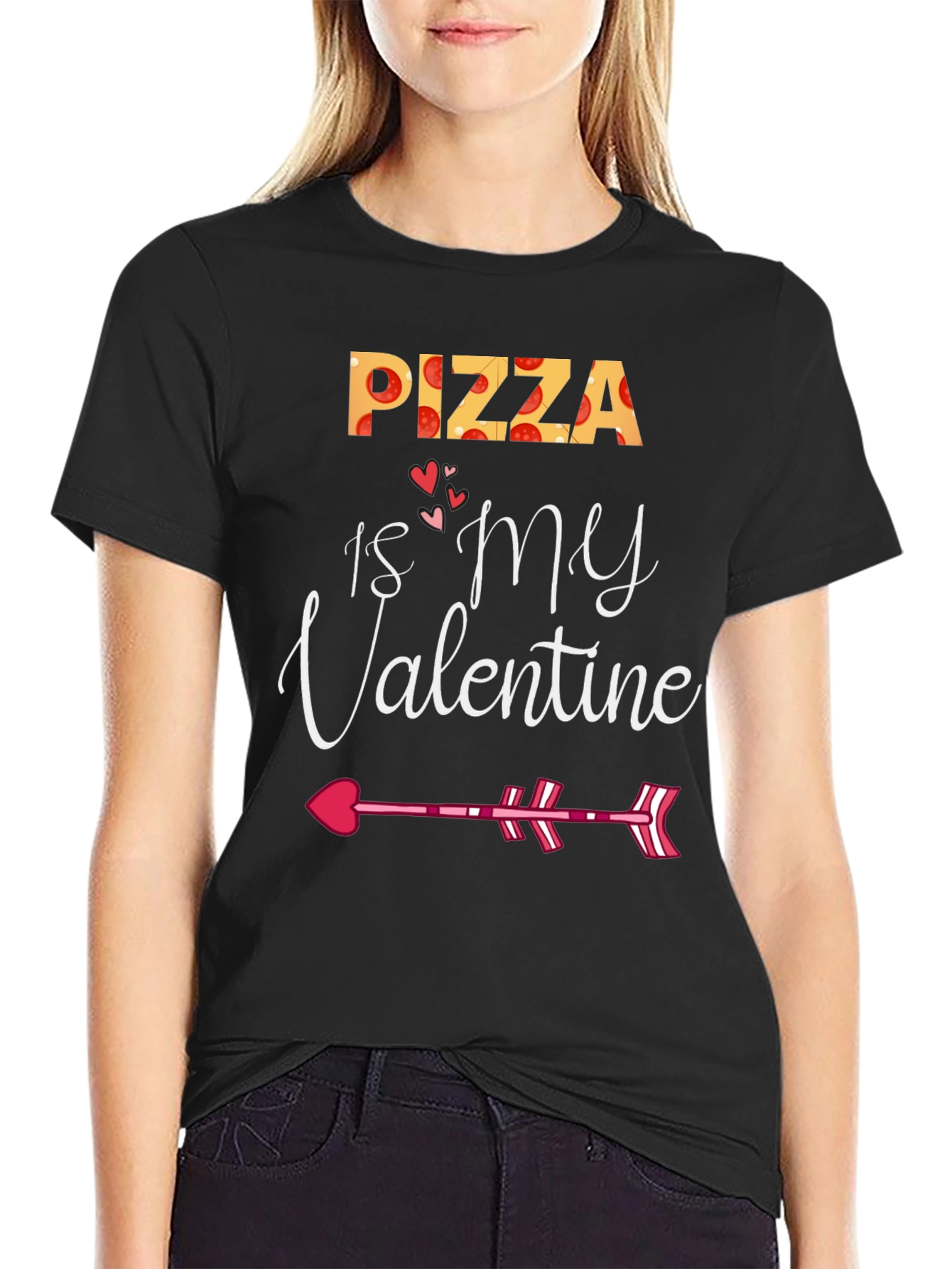 Pizza is My Valentine Valentines Day T-Shirt