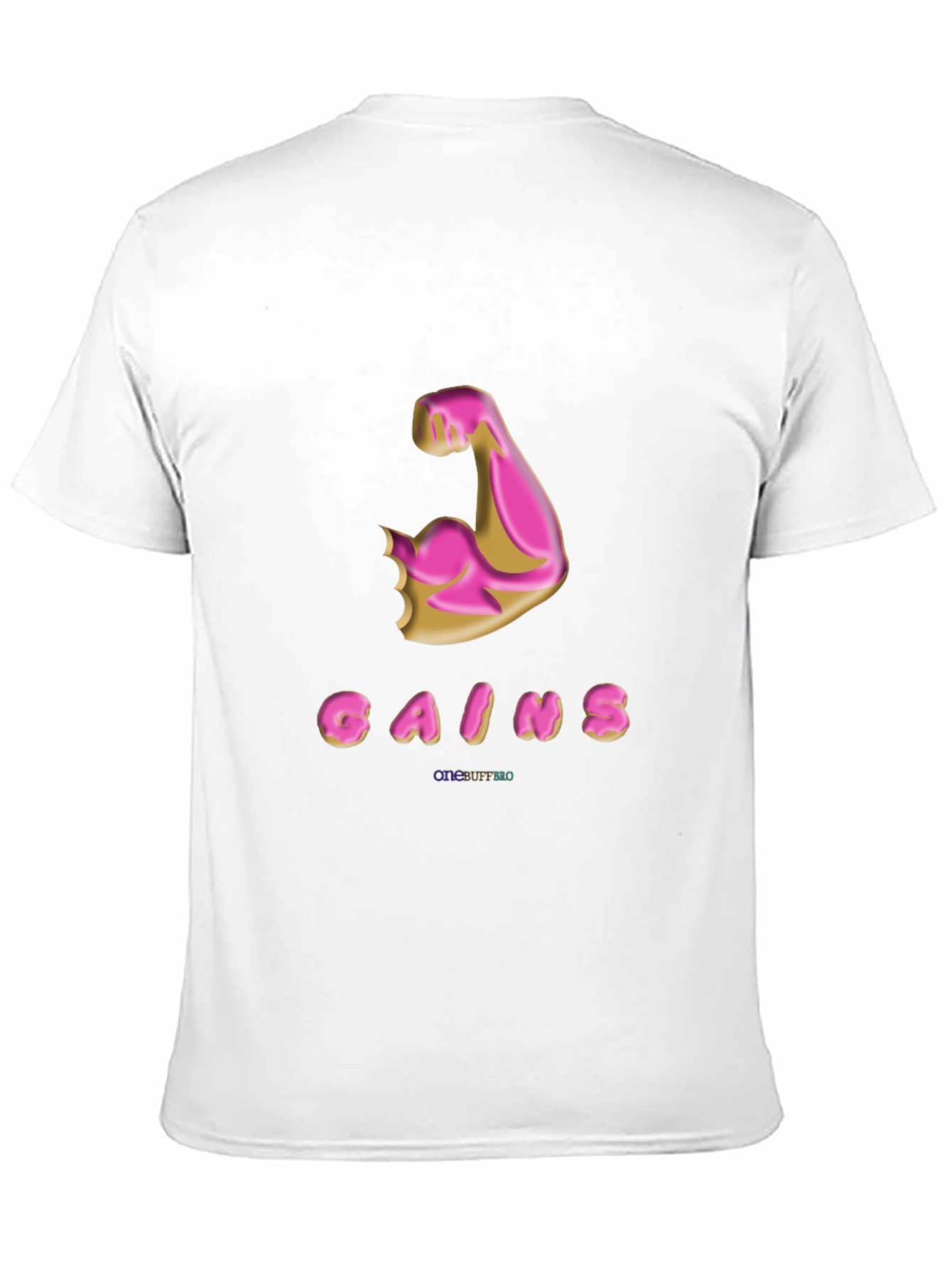 Gains Donut Arm Black T-Shirt