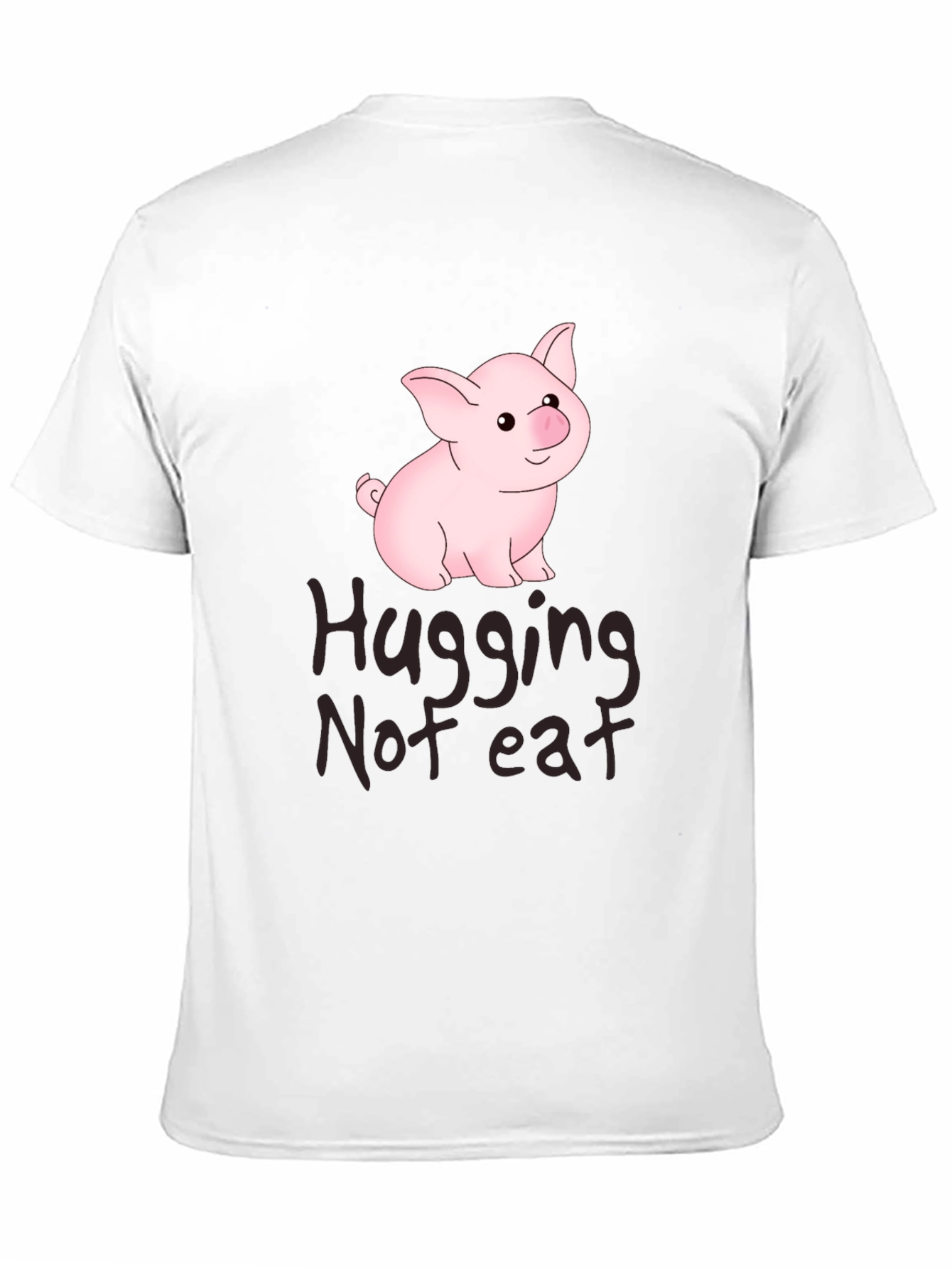 Hugging Not Eating Pig T-Shirt