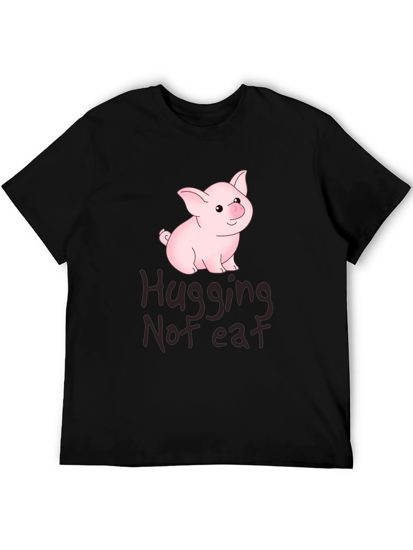 Hugging Not Eating Pig T-Shirt