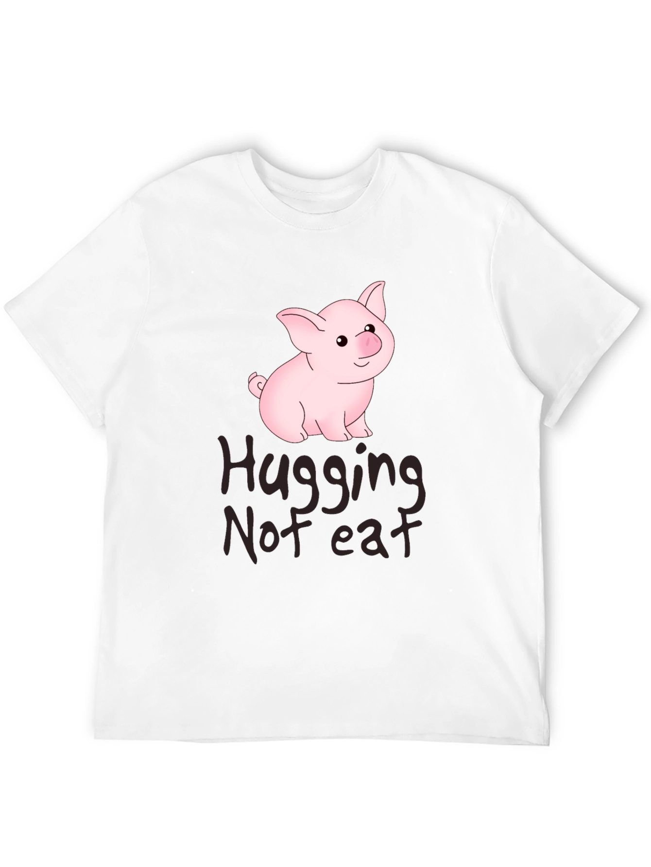 Hugging Not Eating Pig T-Shirt
