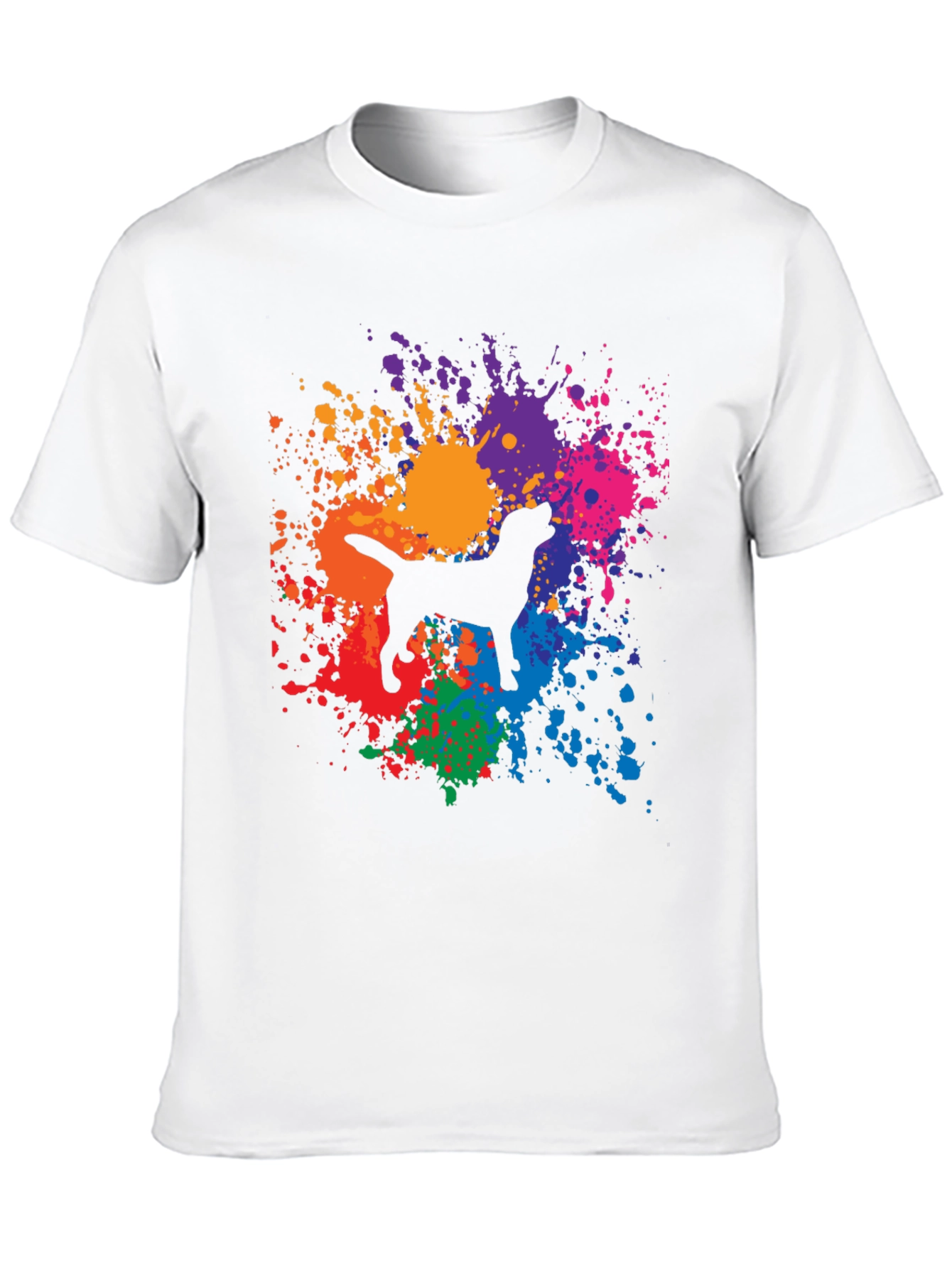 Dog Silhouette Splash Tee