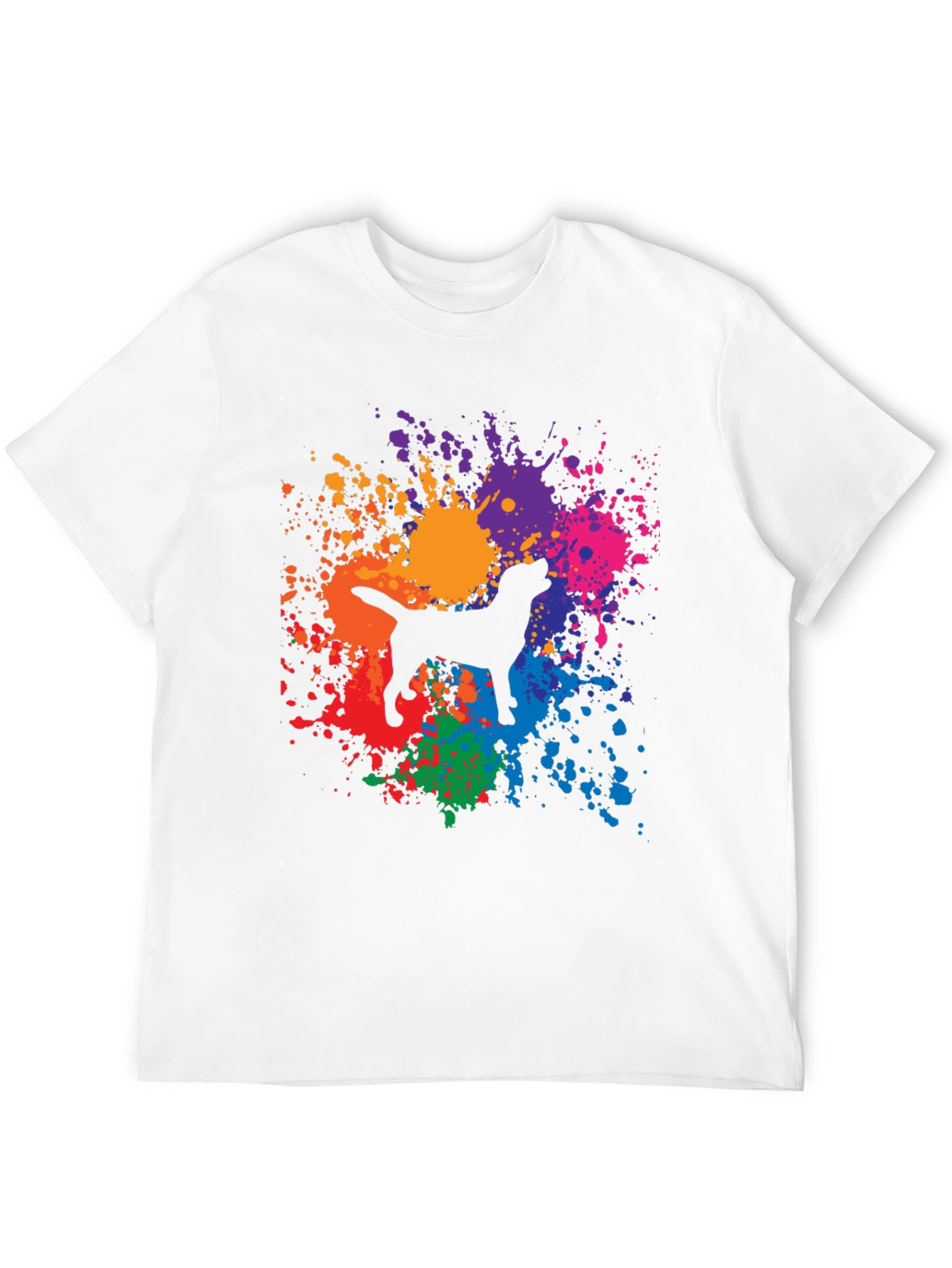 Dog Silhouette Splash Tee