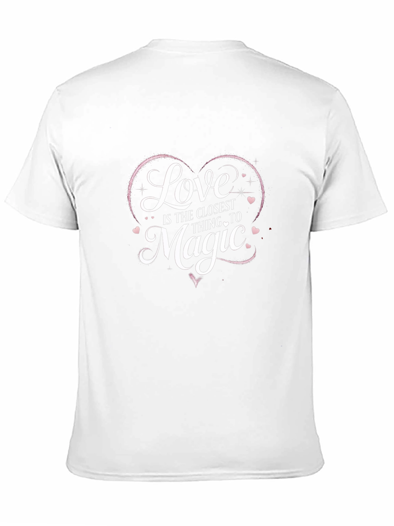 Love is Magic T-Shirt - Black Crew Neck