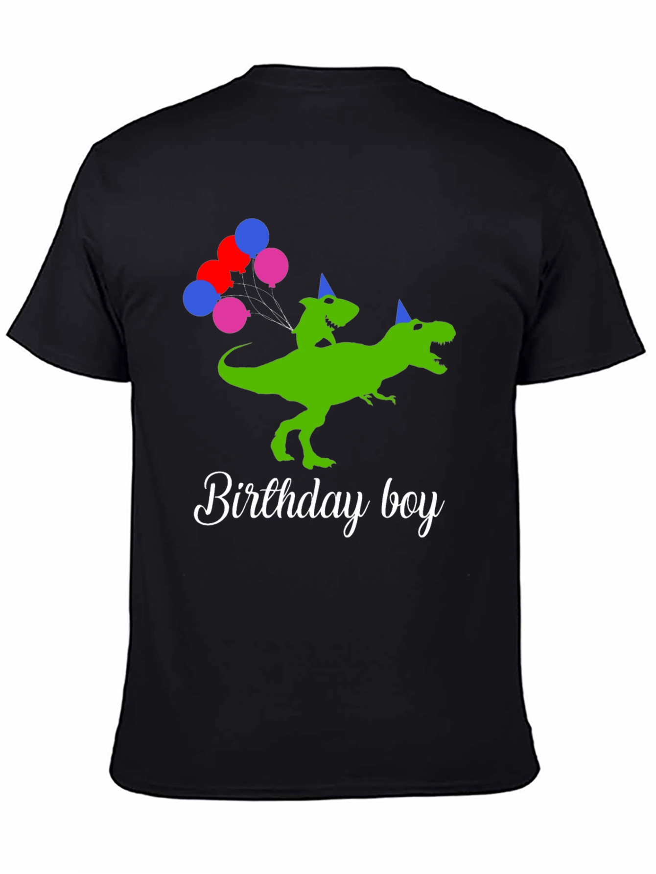 Birthday Boy Dinosaur Graphic T-Shirt