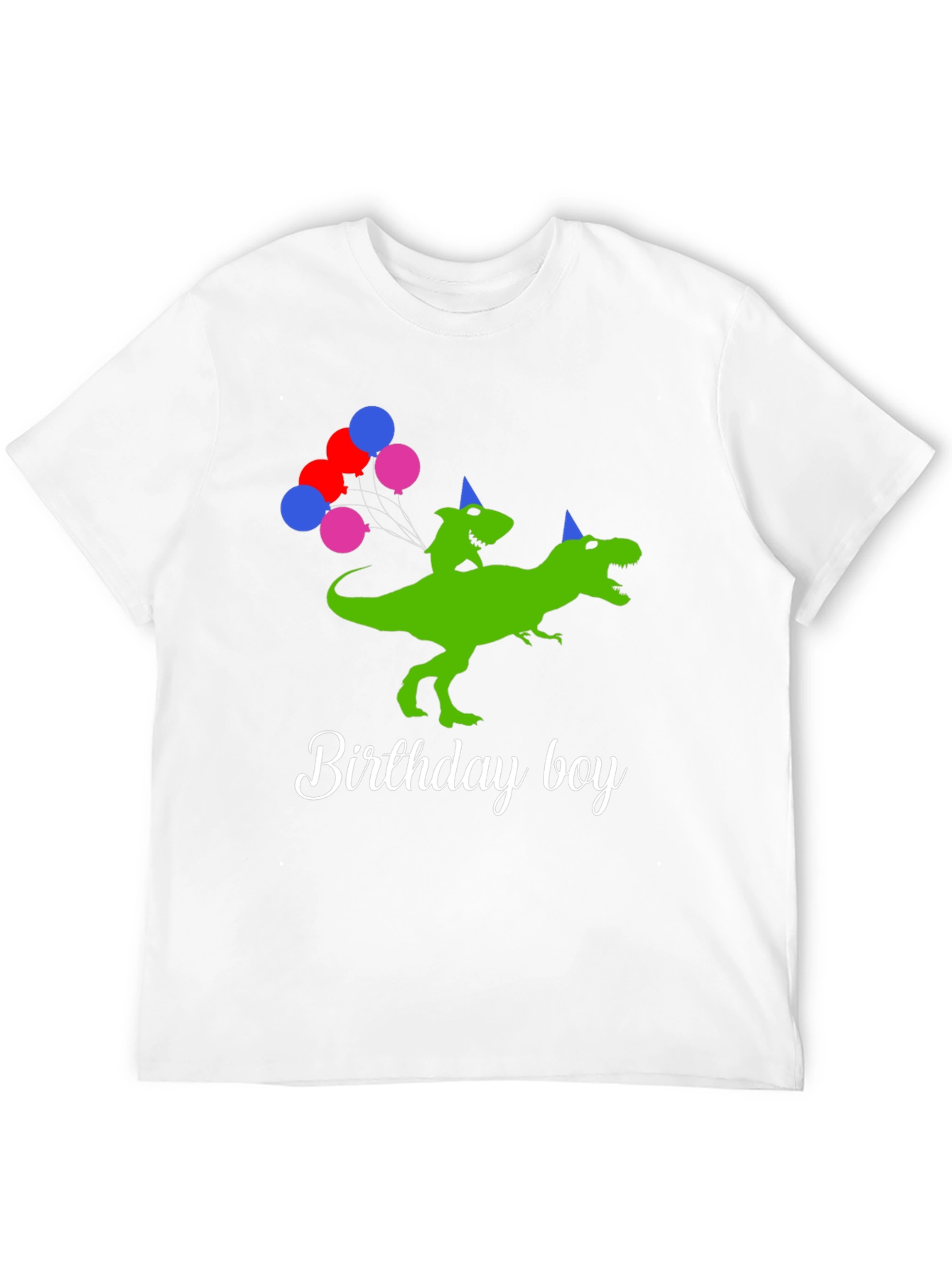 Birthday Boy Dinosaur Graphic T-Shirt