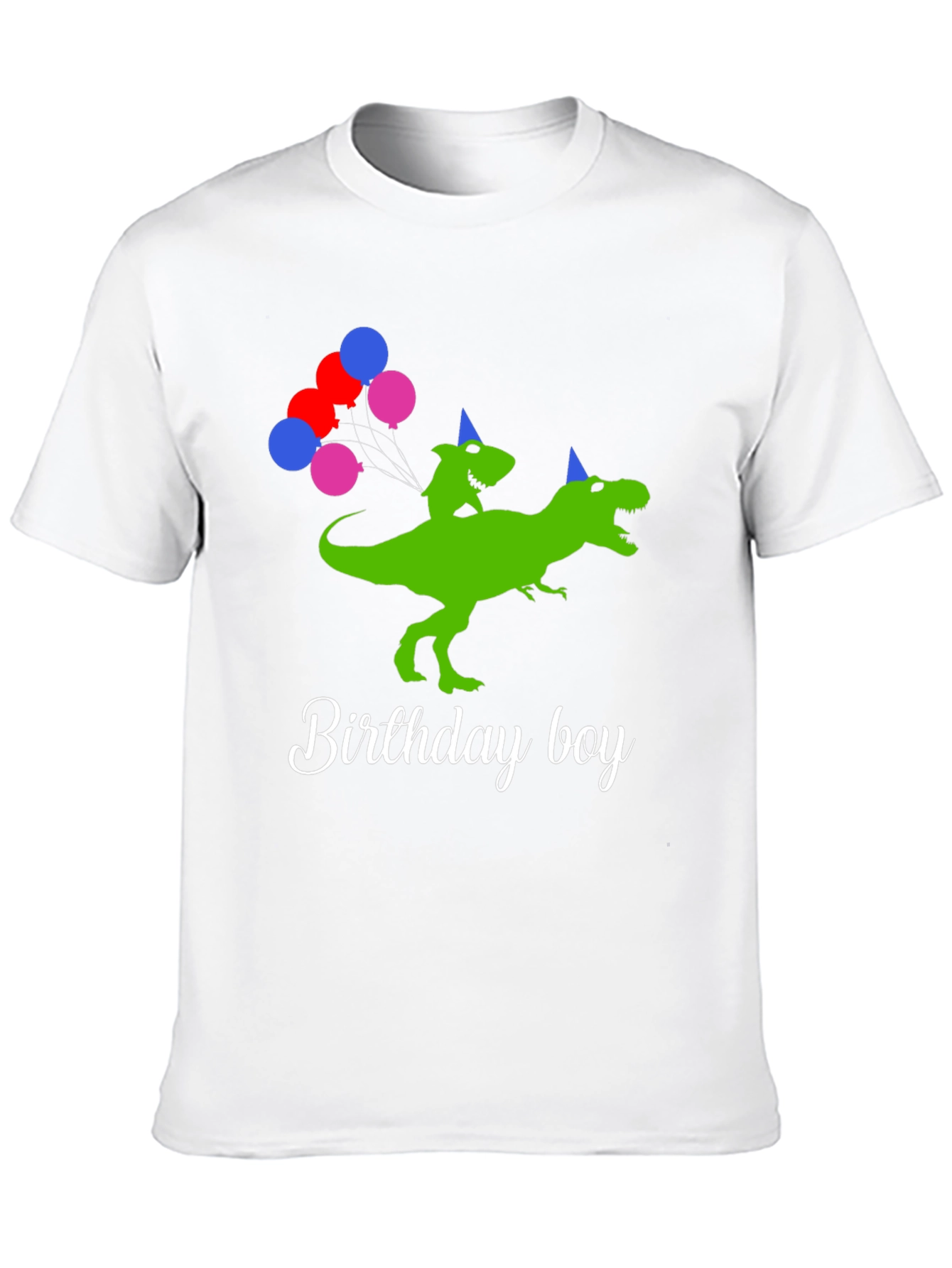 Birthday Boy Dinosaur Graphic T-Shirt