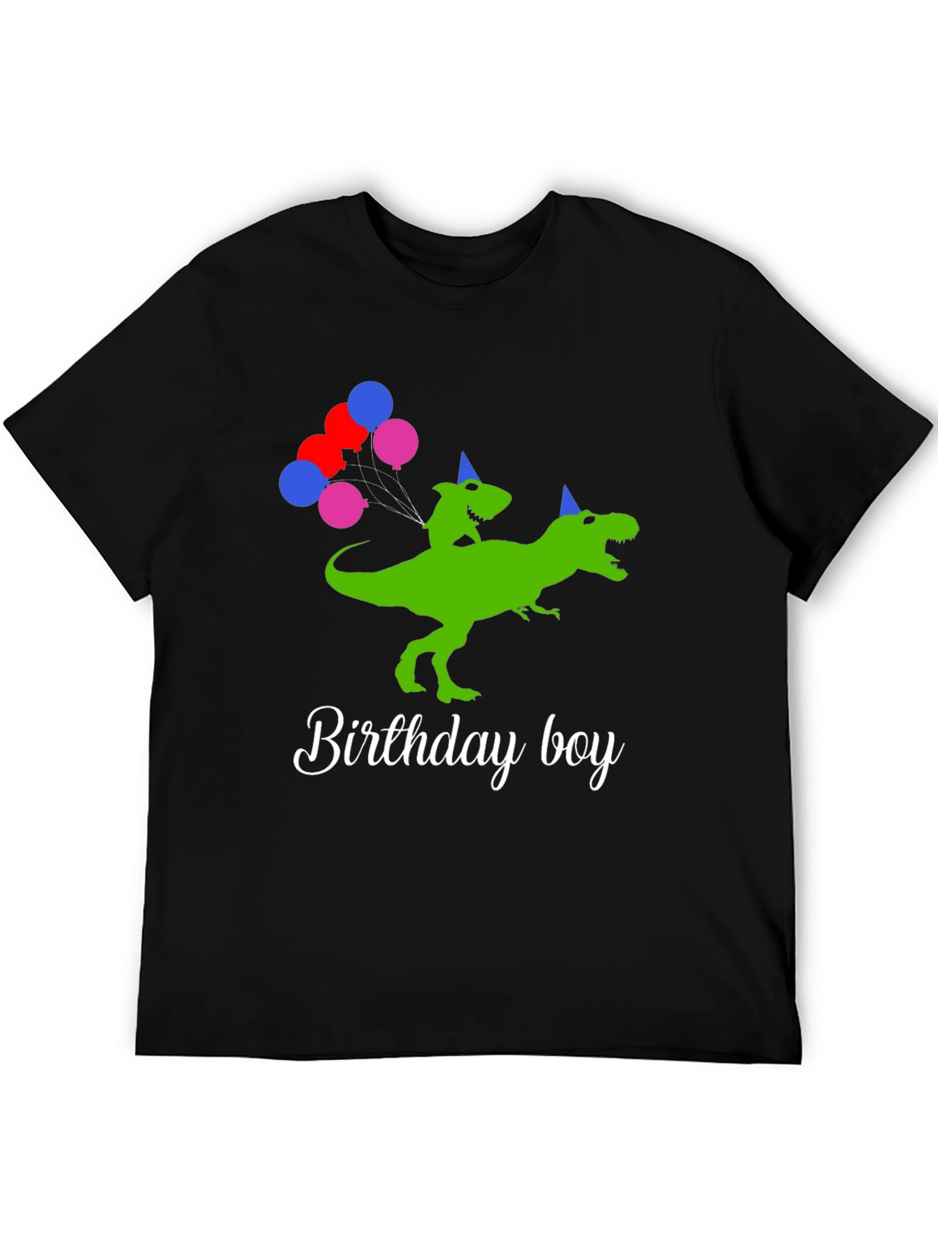 Birthday Boy Dinosaur Graphic T-Shirt