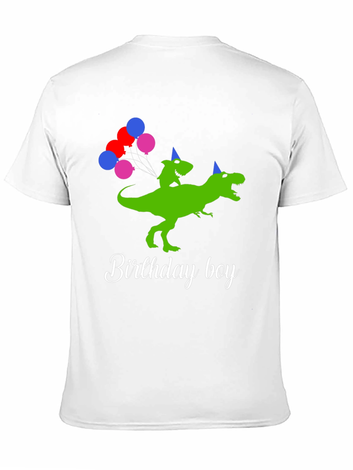 Birthday Boy Dinosaur Graphic T-Shirt