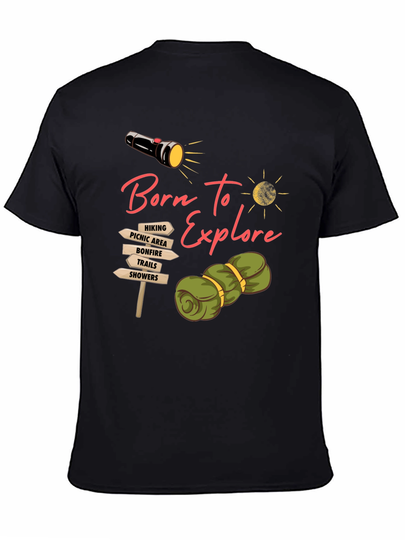 Born To Explore Camping Graphic Tee