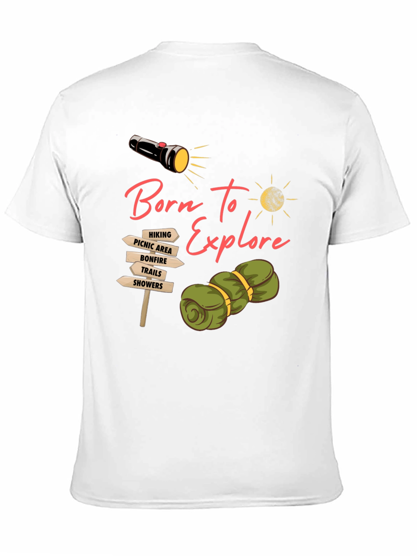 Born To Explore Camping Graphic Tee